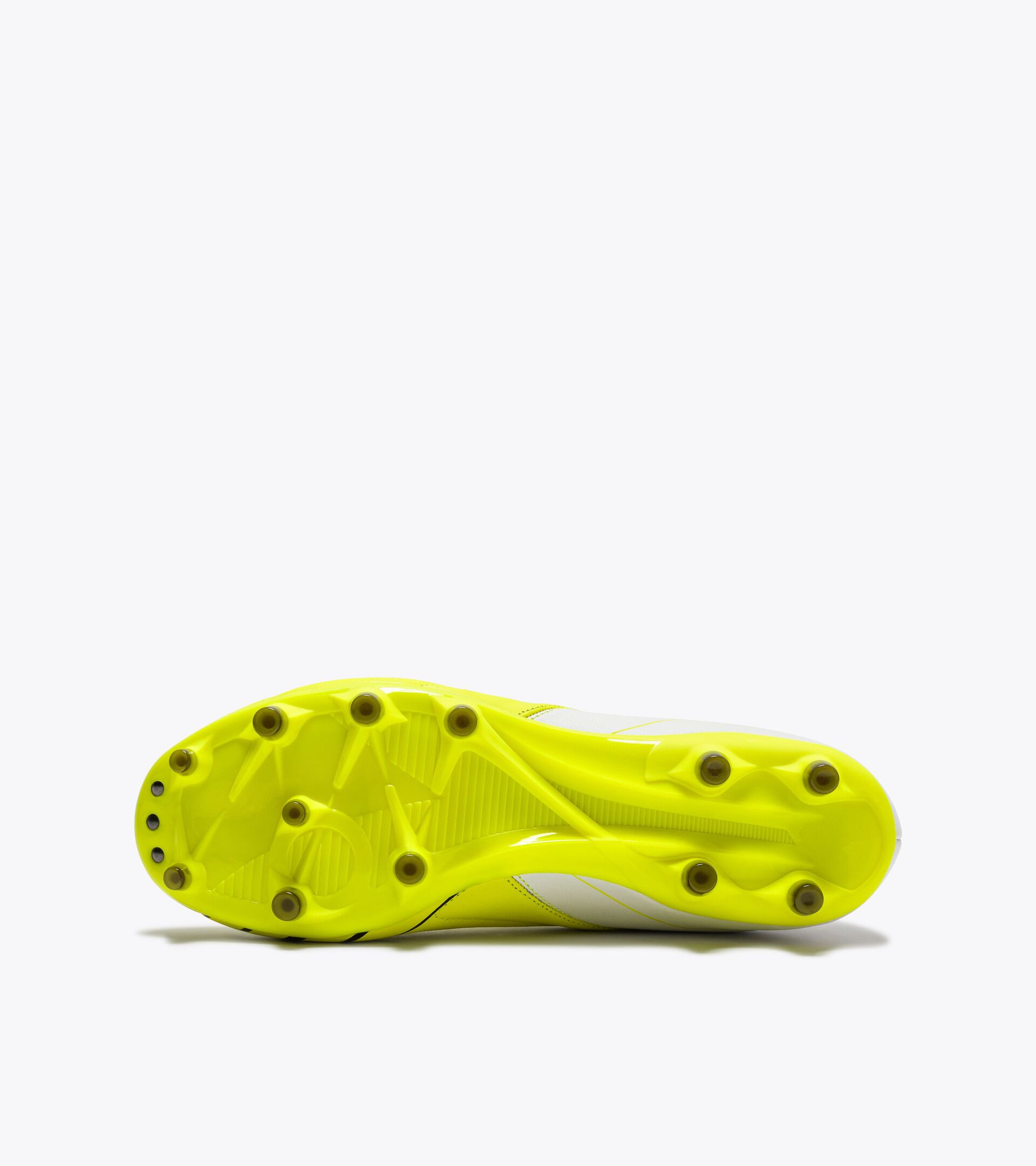 Leather calcio boots for firm grounds - All-gender MAXIMUS ICON LT SLP12 FLUO YELLOW DD/BLACK/WHITE - Diadora