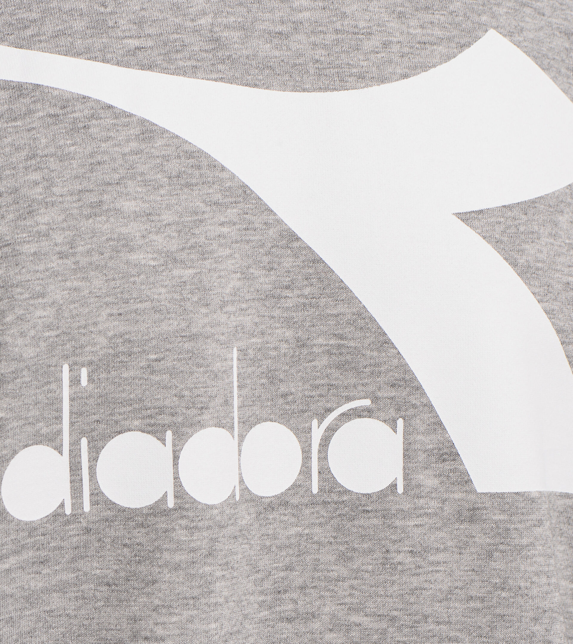 Crew-neck sweatshirt - Men SWEATSHIRT CREW LOGO CHROMIA LIGHT MIDDLE GREY MELANGE - Diadora