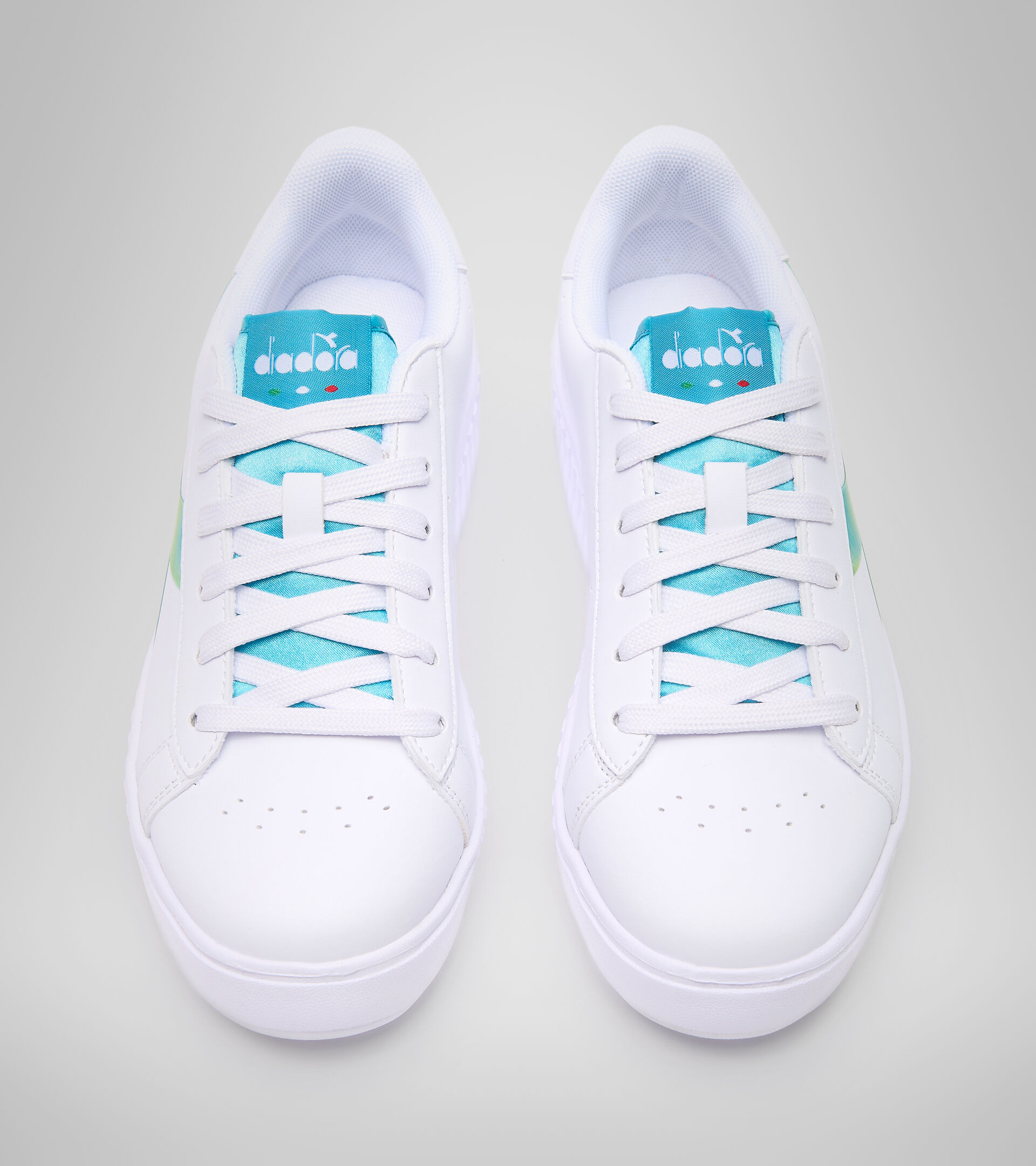 Zapatillas deportivas - Niños y adolescentes 8-16 años GAME STEP KALEIDO GS BLANCO/AZUL BALTICO - Diadora