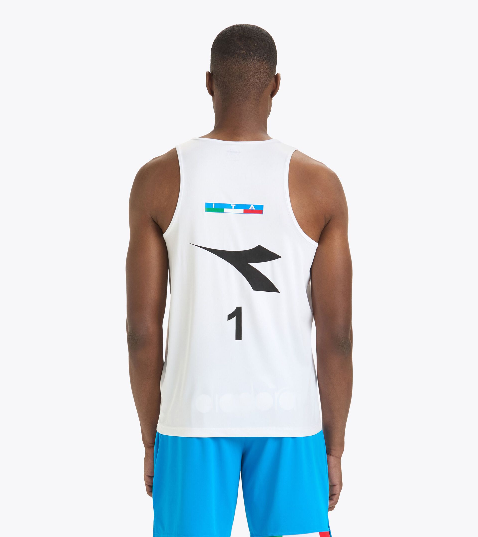 Championship tank Men - Italian Beach Volley Championship CANOTTE GARA UOMO #1 CAMP. ITALIANO 24 OPTICAL WHITE - Diadora