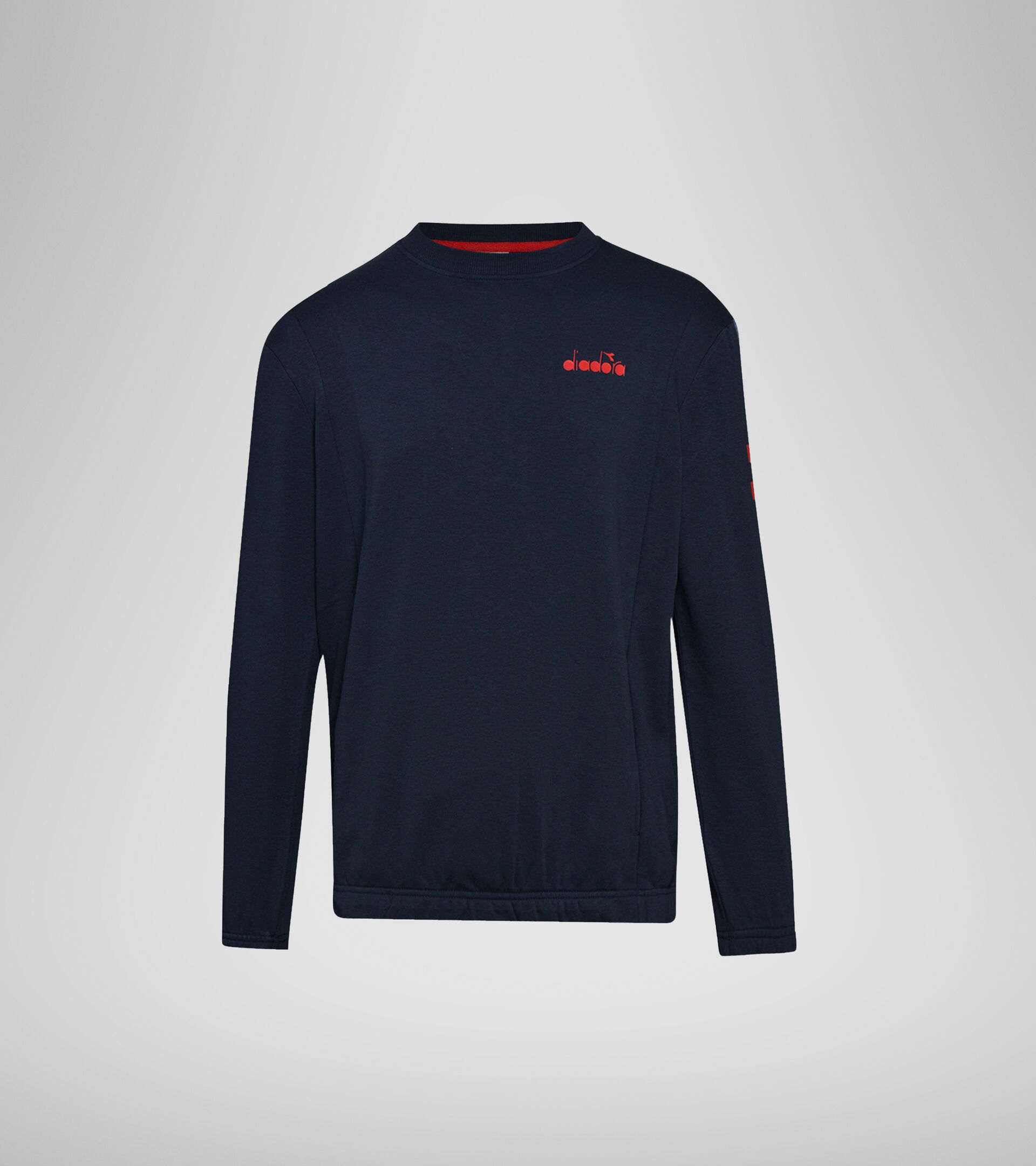 Crew-neck sweatshirt - Men SWEATSHIRT CREW BLKBAR BLUE CORSAIR - Diadora