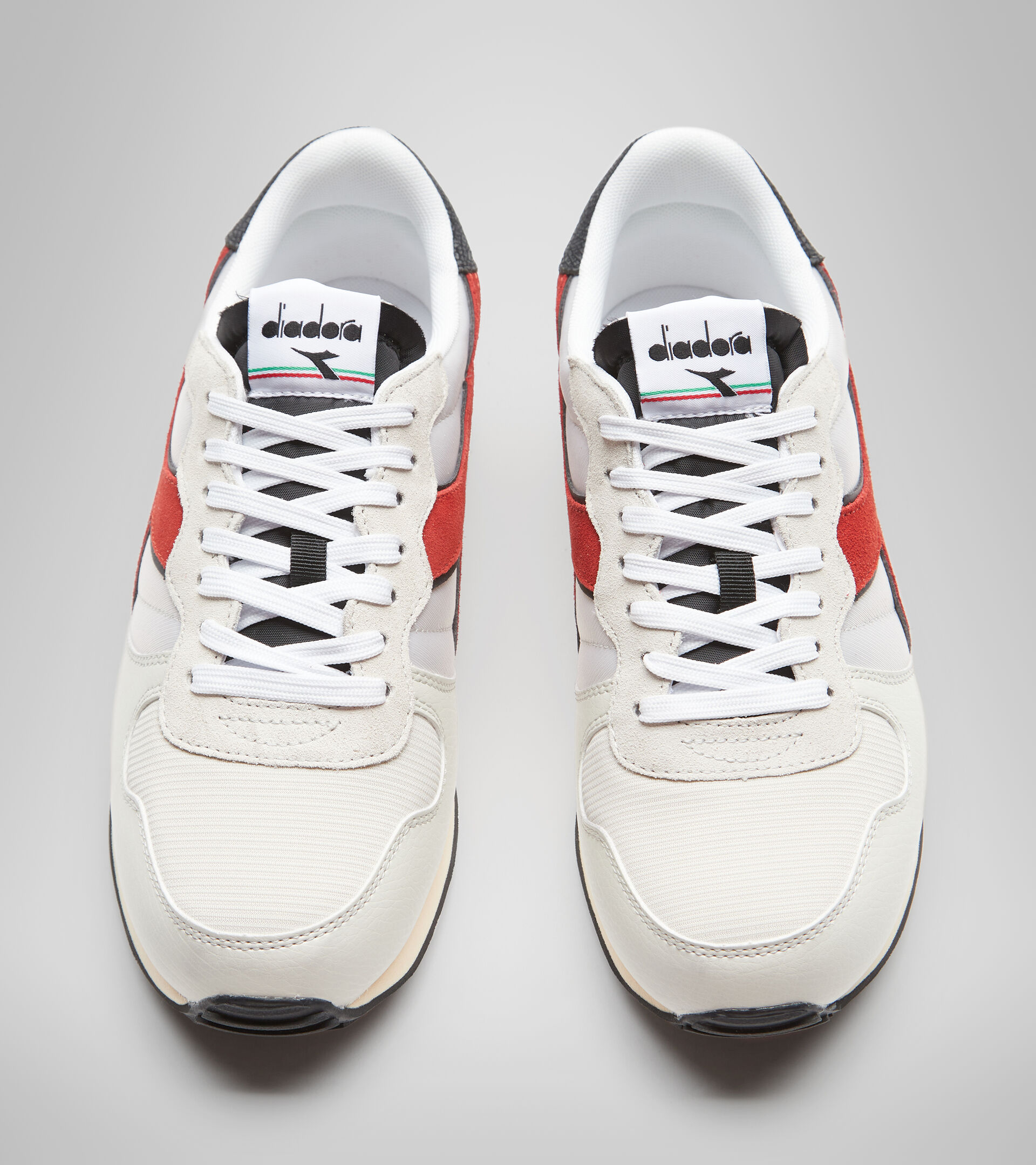 Sports shoes - Men CAMARO ICONA LIGHT GREY/RED - Diadora