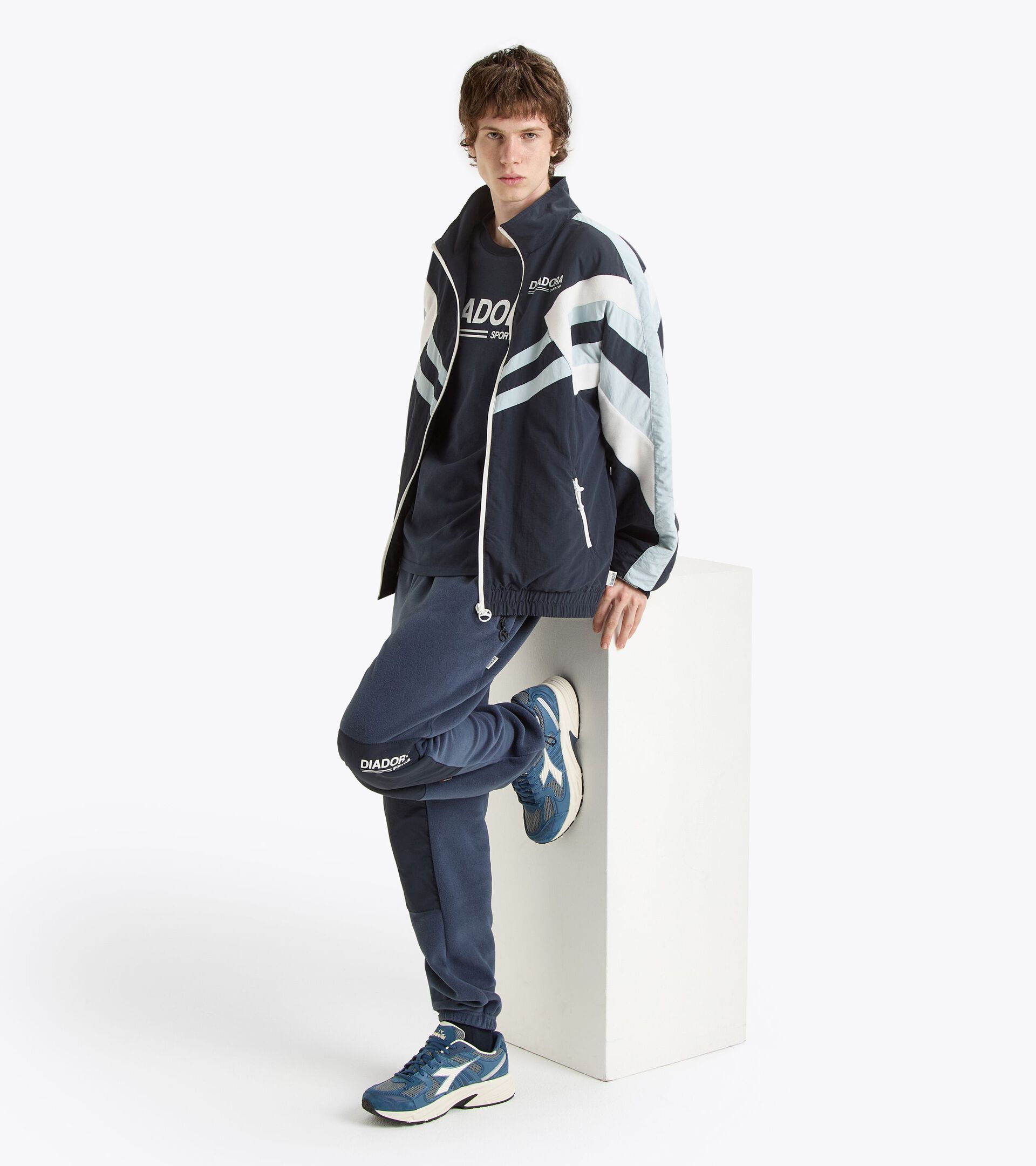 Track jacket - Made In Italy - All-Gender
 TRACK JACKET LEGACY BLUE DENIM - Diadora