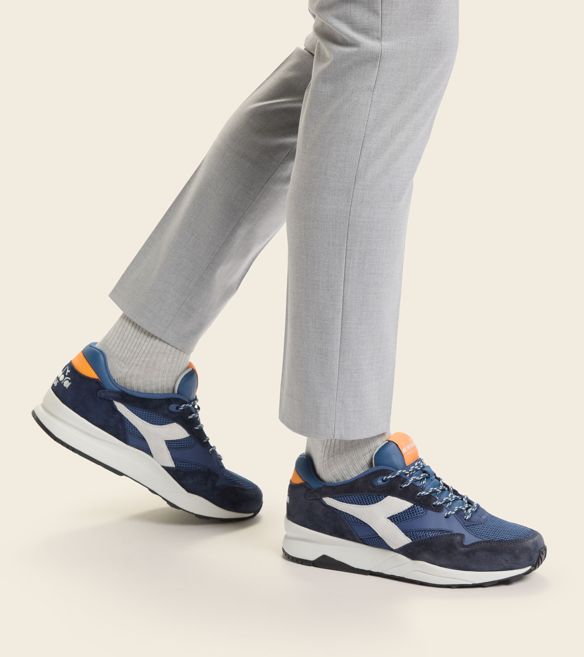 Heritage shoe - Unisex ECLIPSE PREMIUM ENSIGN BLUE - Diadora