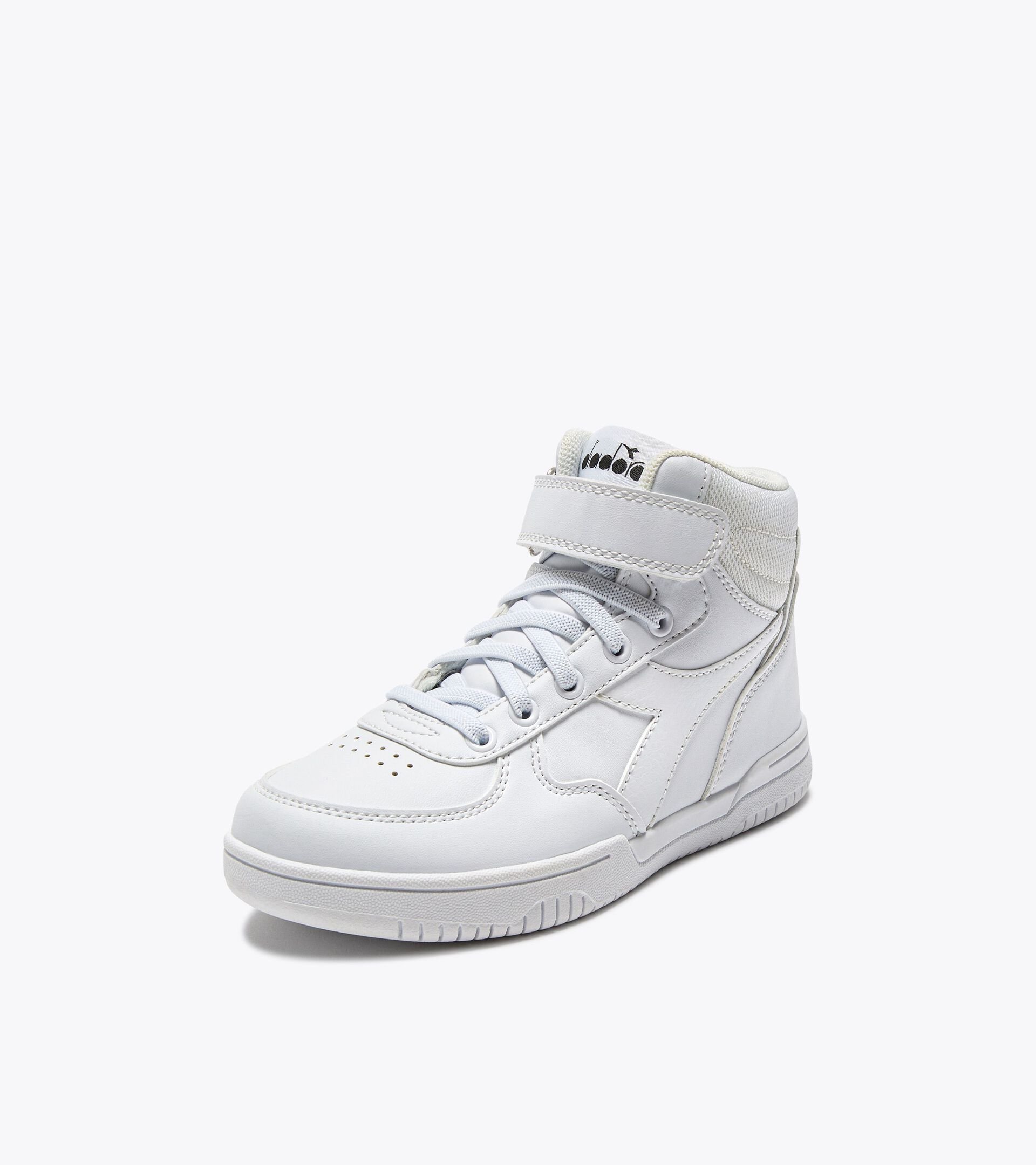 Sports shoes - Kids 4-8 years RAPTOR MID PS WHITE/WHITE/WHITE - Diadora