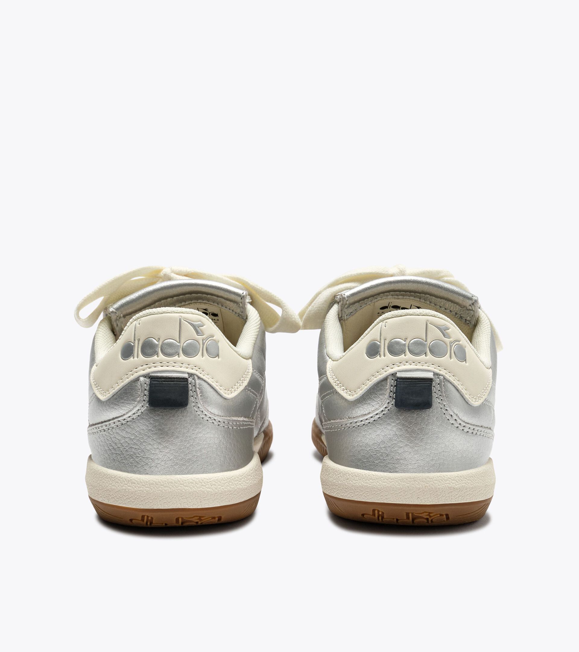 Terrace sneakers in laminated leather - All-gender
 GOLD INDOOR METALLIC SILVER - Diadora