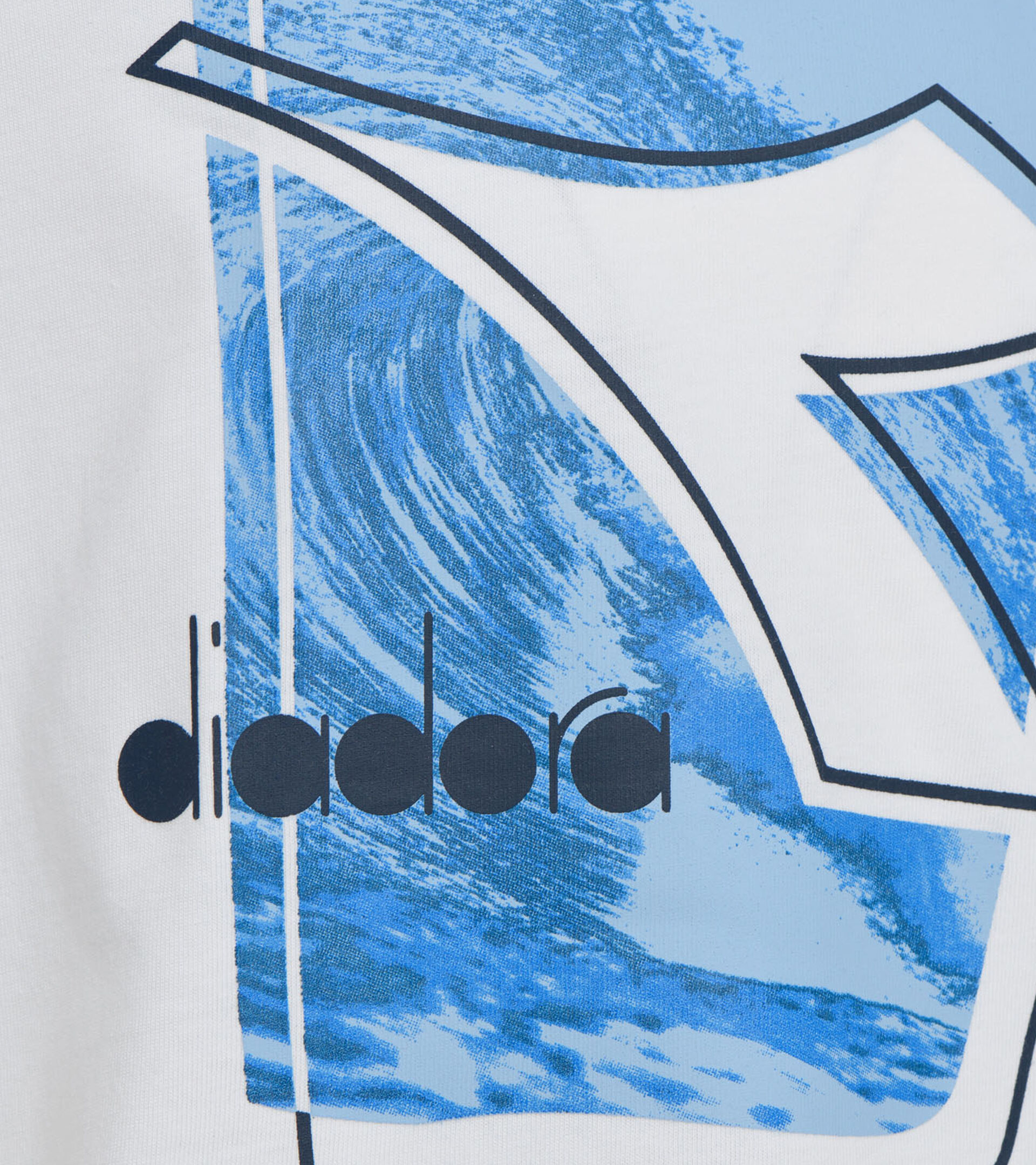 Apparel Sport BAMBINO JU. T-SHIRT SS ELEMENTS BIANCO OTTICO Diadora