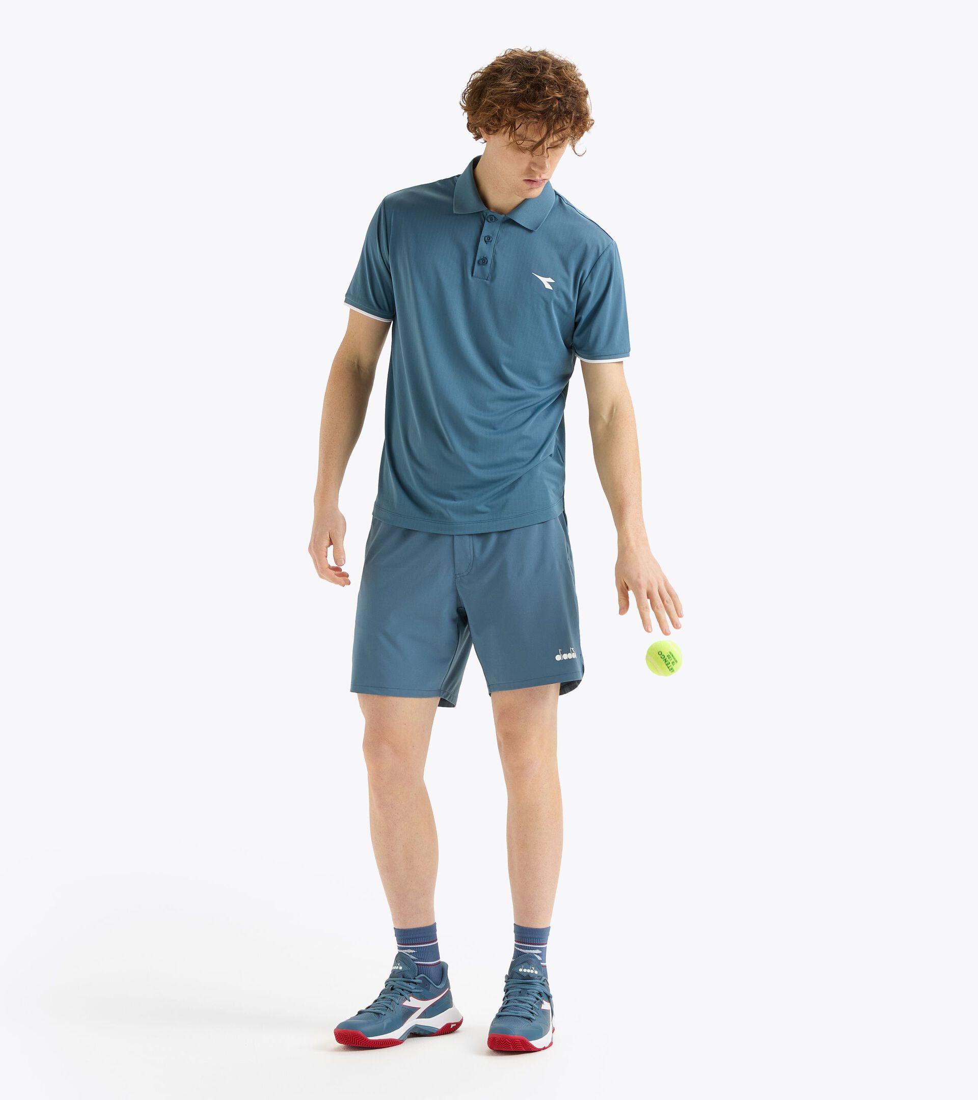 Pantaloncini da tennis 7’’ - Uomo SHORTS ICON 7" BLU VISTA OCEANO - Diadora