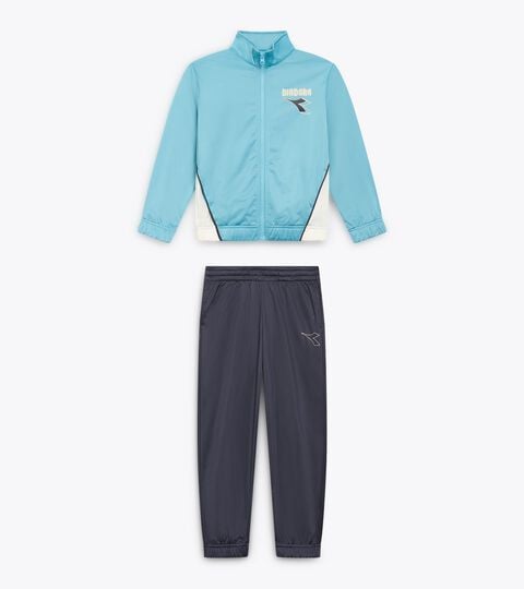 JB. TRACKSUIT FZ LOGO (PL), BLUE DENIM Polyestere tracksuit - Boy
 JB. TRACKSUIT FZ LOGO (PL) BLUE DENIM - Diadora