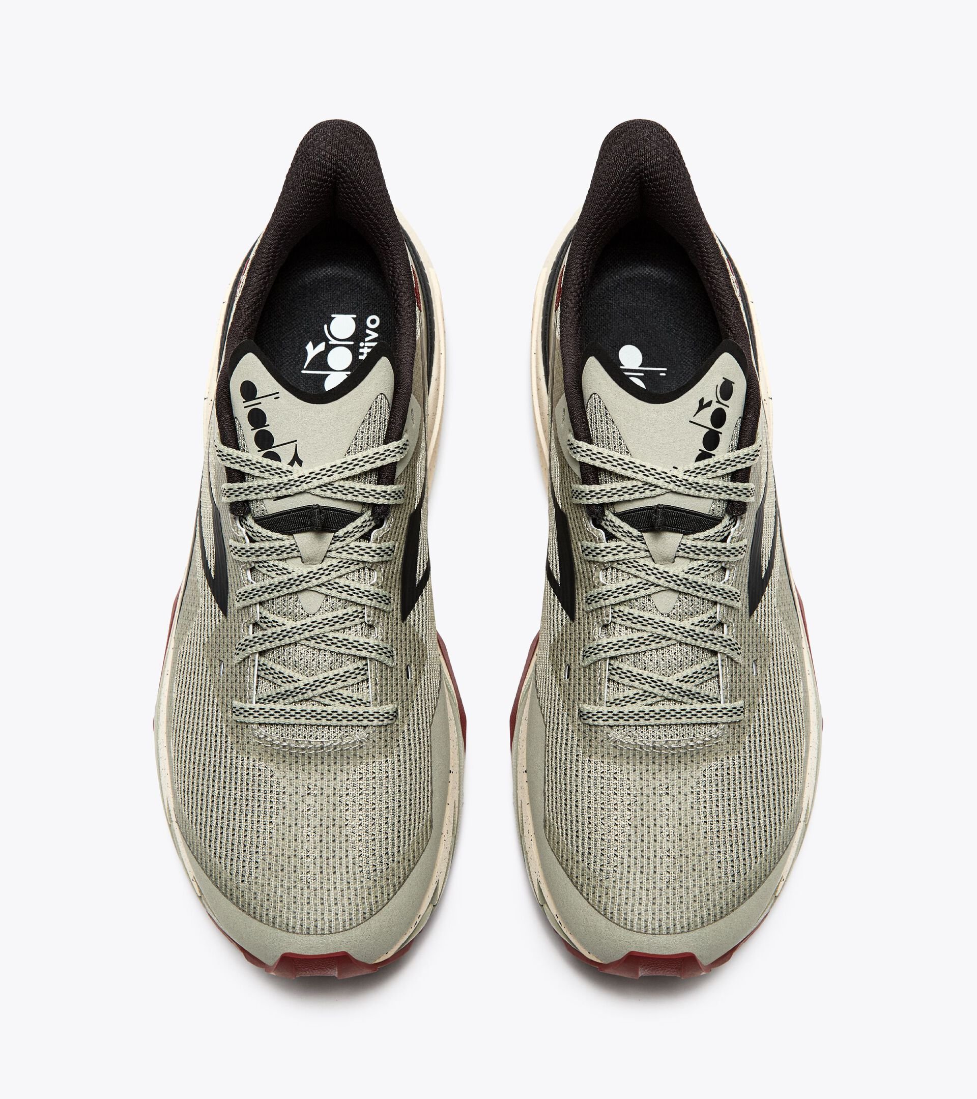 Trail running shoe - All-Gender SESTRIERE-XT 2 ABBEY STONE/BLACK - Diadora