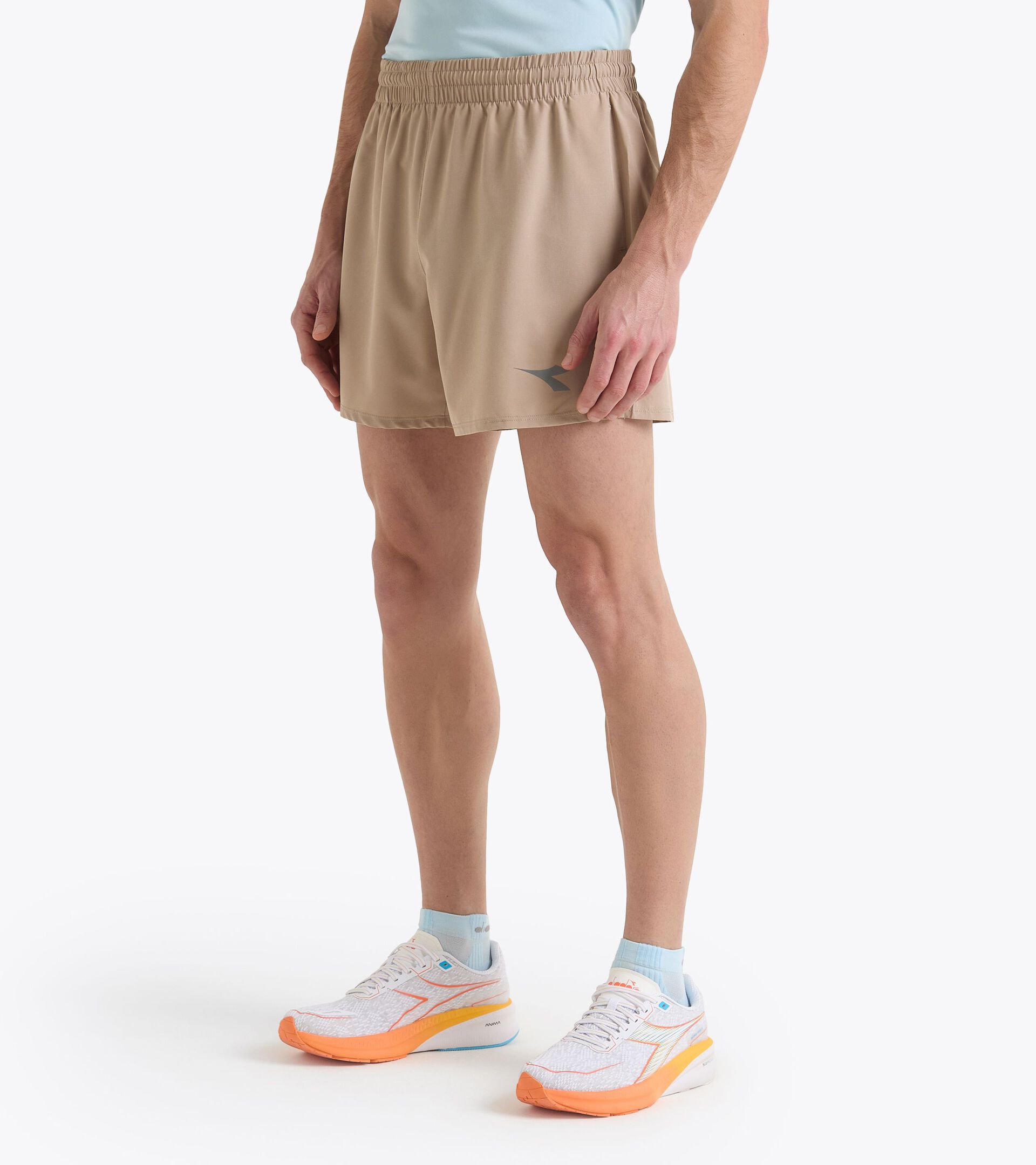 5’’ running shorts - Men’s SHORTS RUN 5 HUMUS - Diadora