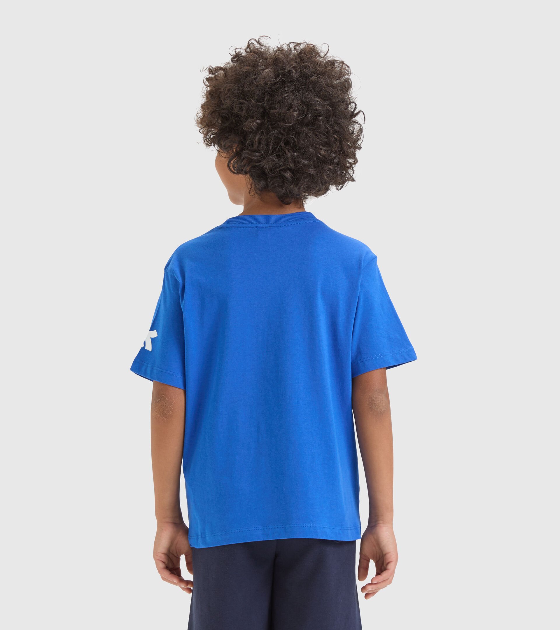 Camiseta deportiva de algodón - Niños y adolescentes JB.T-SHIRT SS DIADORA FC AZUL PRINCESA - Diadora