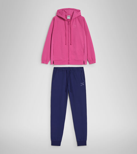 L.TRACKSUIT HD CORE, ROSA IBIS Sportlicher Trainingsanzug aus Baumwolle - Damen L.TRACKSUIT HD CORE ROSA IBIS - Diadora