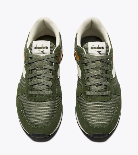 CAMARO M2, GREEN OLIVINE Suede leather sneaker - All-gender CAMARO M2 GREEN OLIVINE - Diadora