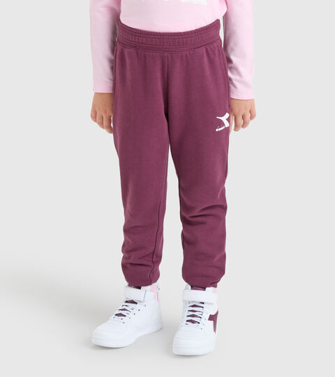 Sports trousers - Kids JU.PANTS CUFF CHROMIA AFRICAN VIOLET - Diadora