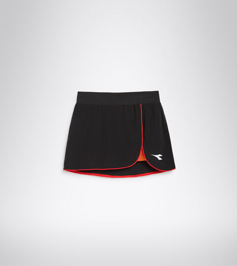 L. SKIRT ICON, BLACK Microfibre tennis skirt - Women L. SKIRT ICON BLACK - Diadora