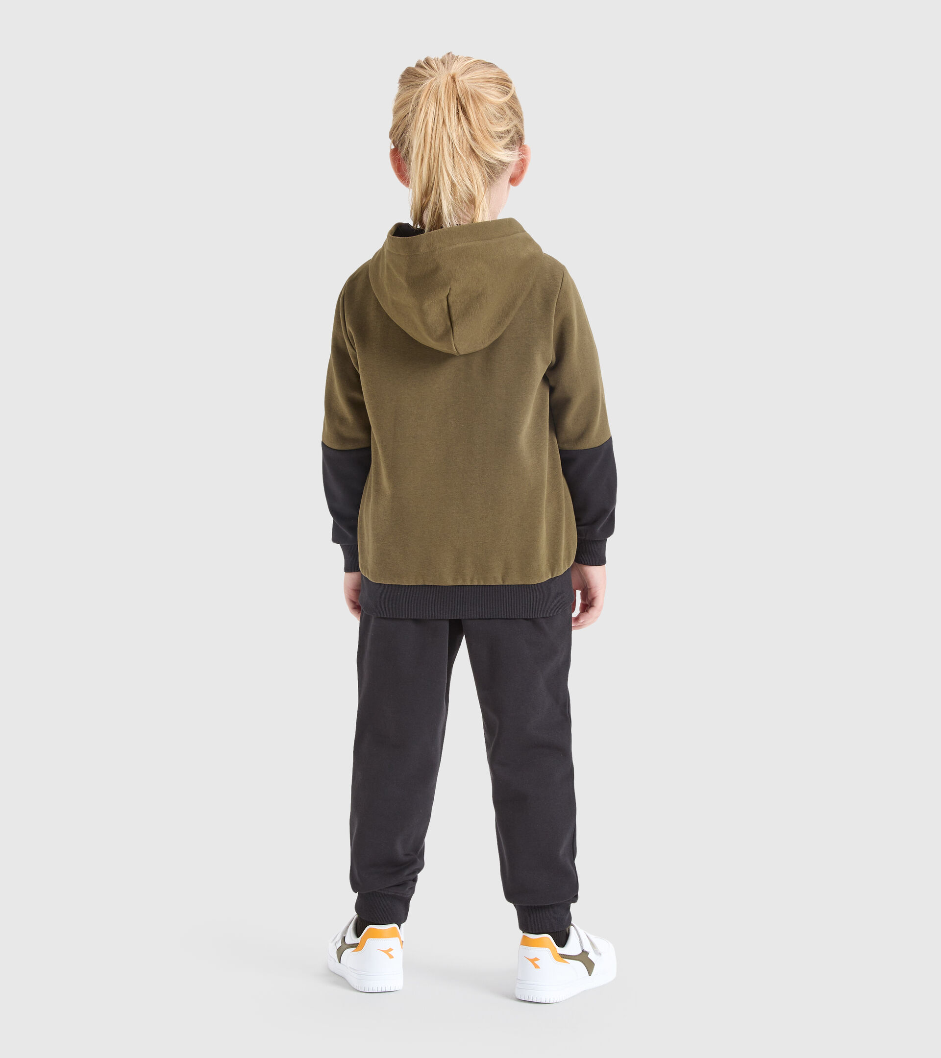 Sports tracksuit - Kids JB.TRACKSUIT HD FZ TWISTER KIWI GREEN - Diadora