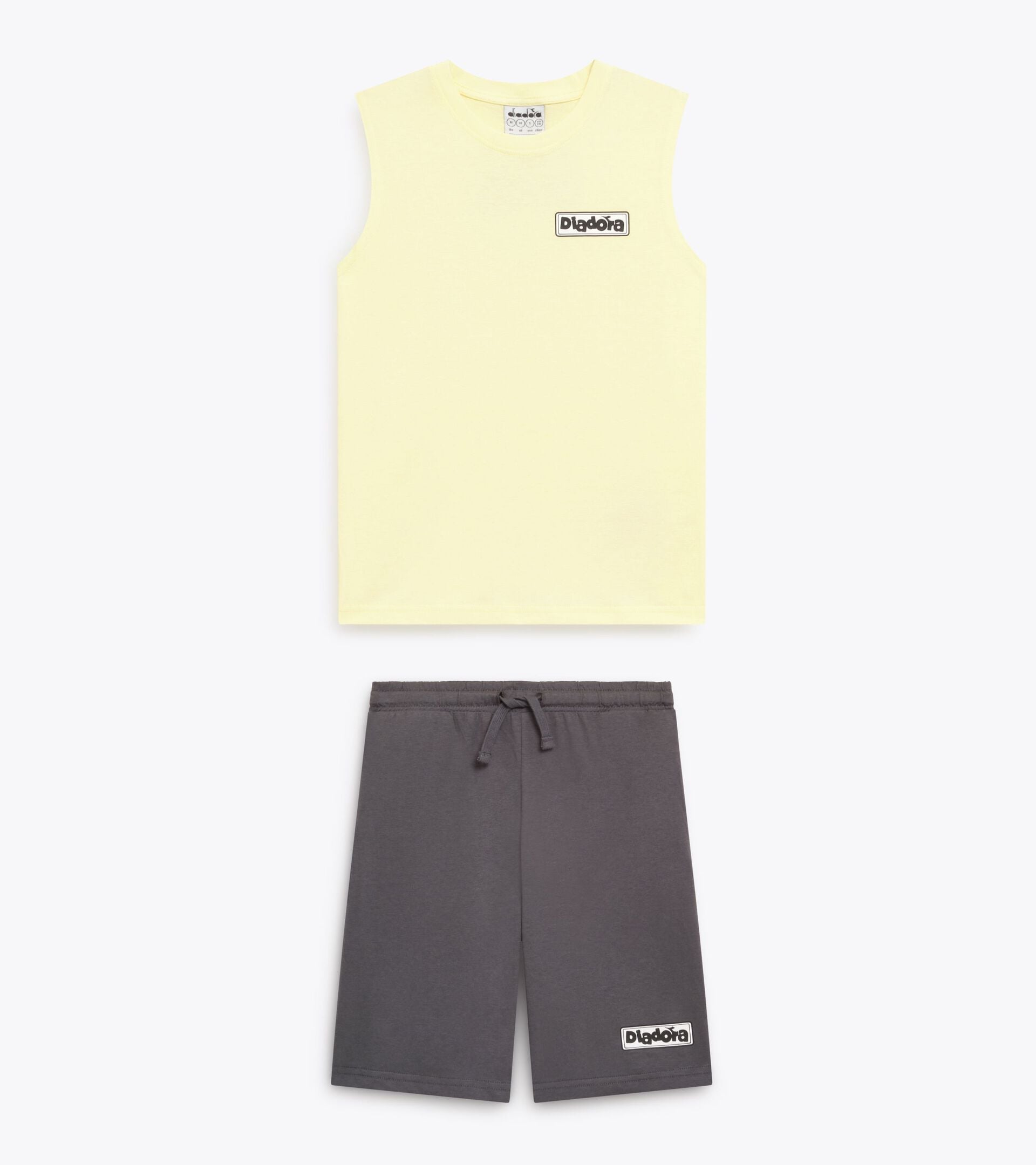 Ensemble de sport - D&eacute;bardeur et short - Gar&ccedil;on
 JB. SET ESS. SPORTS SL JAUNE CIRE - Diadora
