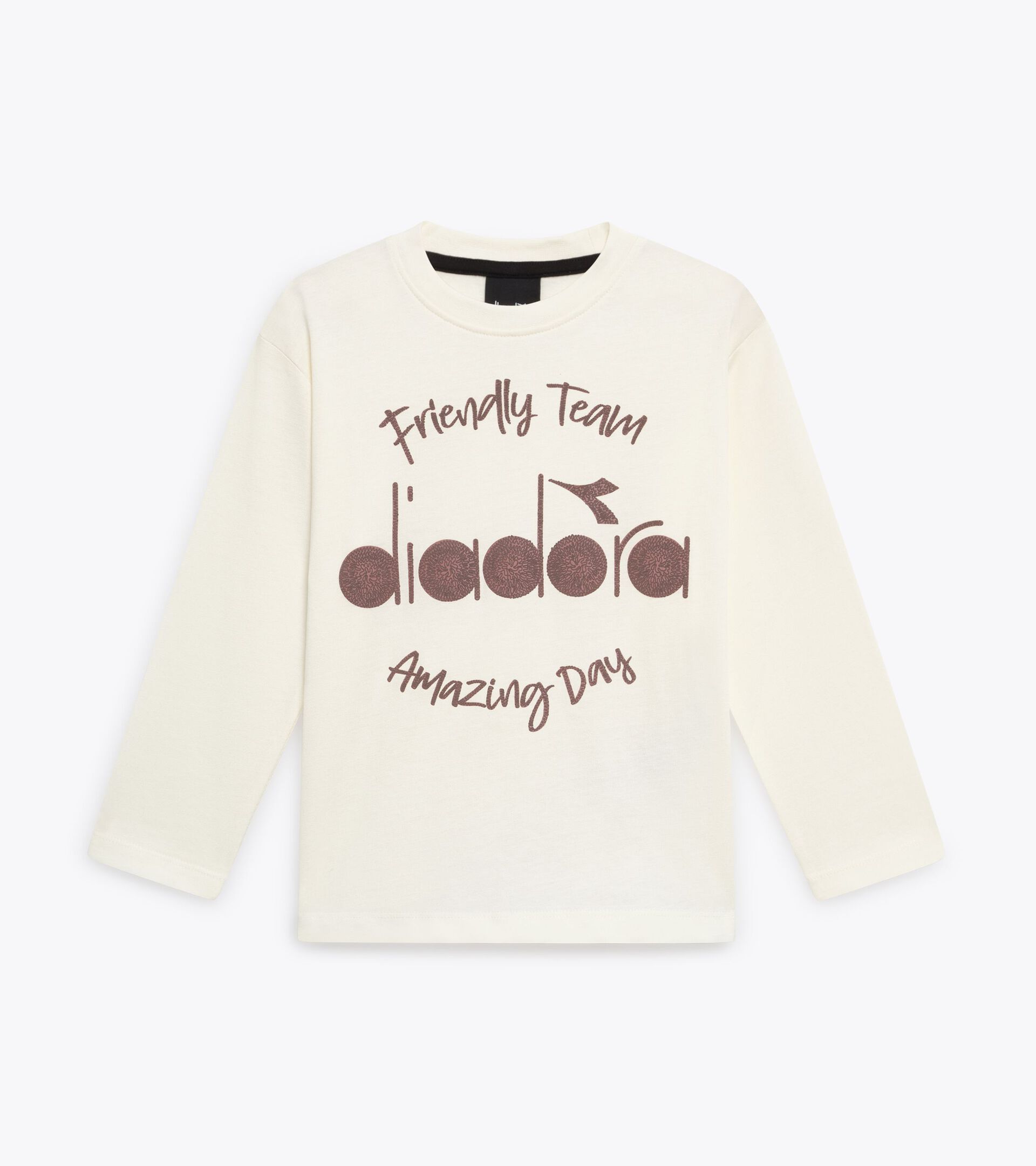 Camiseta de manga corta - Ni&ntilde;os/Adolescentes JB. T-SHIRT LS FRIENDLY TEAM TD CREAM - Diadora