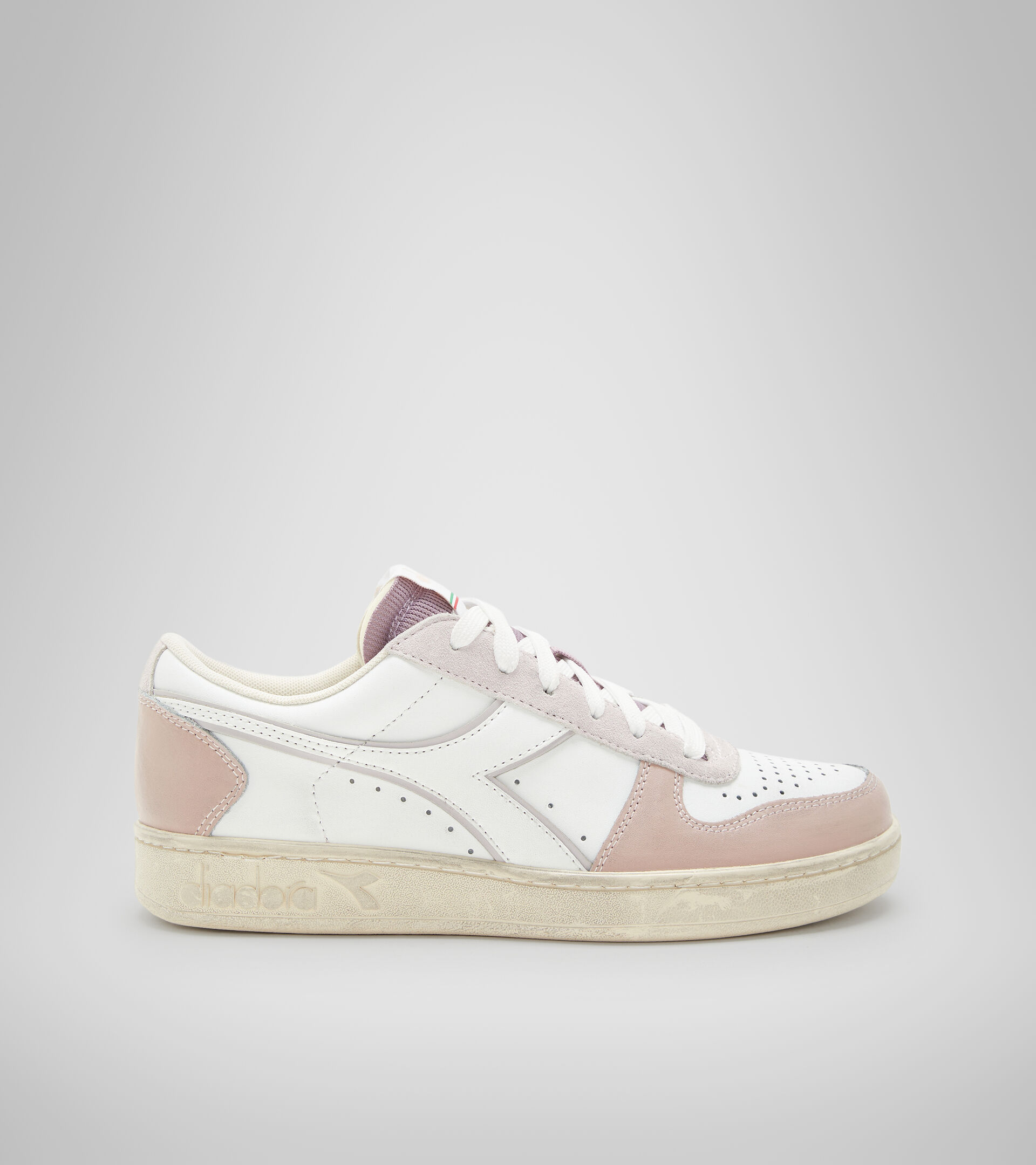 Sports shoes - Women MAGIC BASKET LOW ICONA WN ADOBE ROSE/ELDERBERRY - Diadora