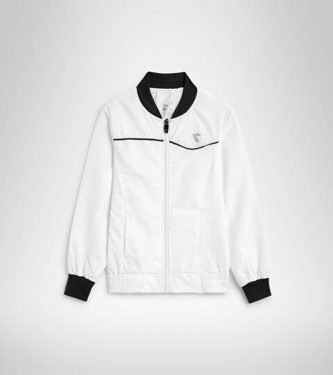 Tennis jacket - Junior J. JACKET COURT OPTICAL WHITE - Diadora