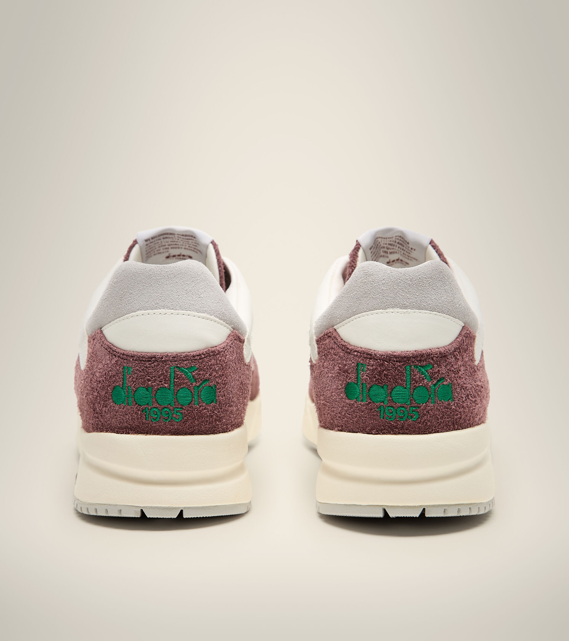 Made in Italy Heritage Shoe - Unisex ECLIPSE ITALIA RADICCHIO WHITE SAND - Diadora