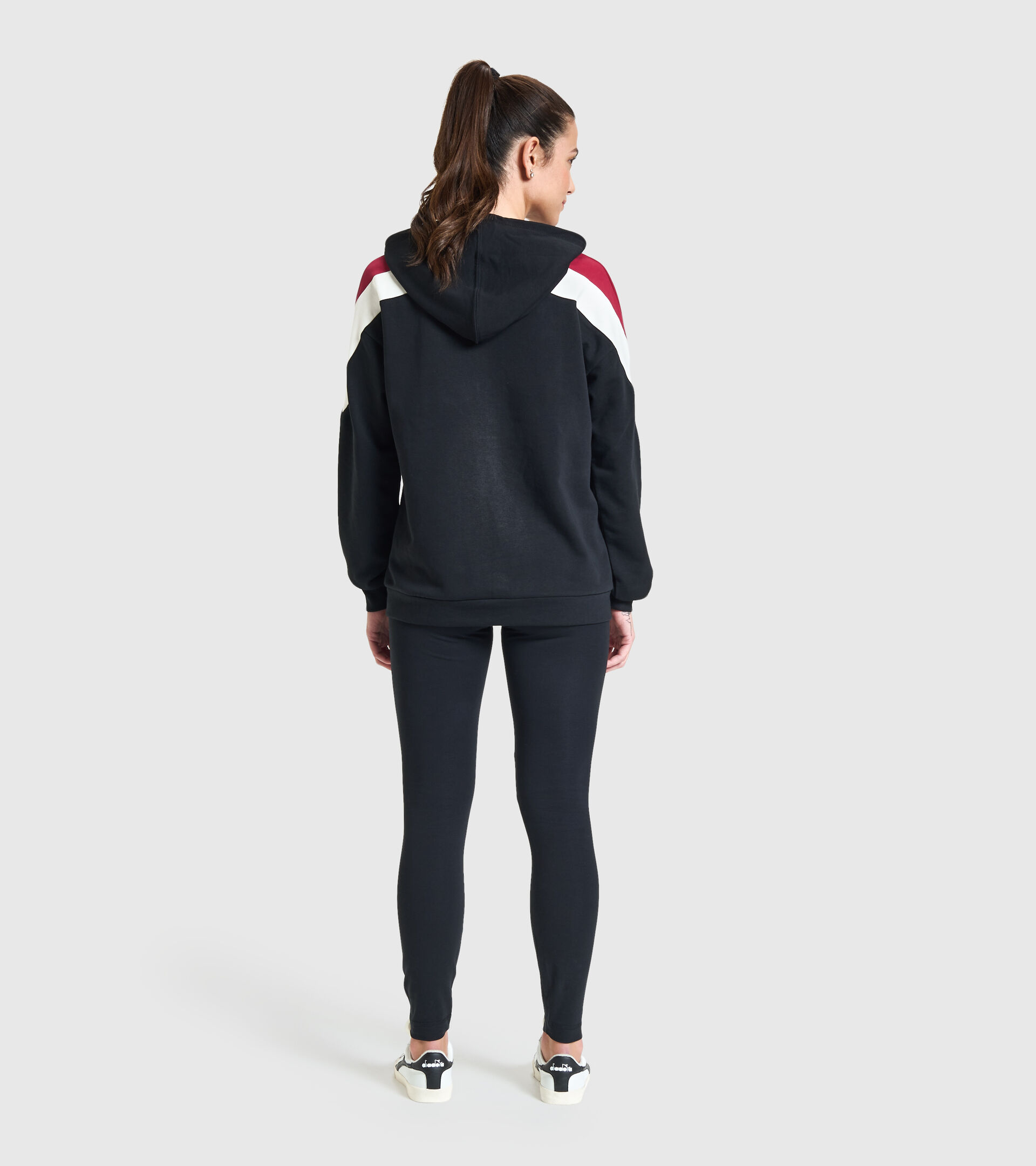 Tracksuit - Women L.TRACKSUIT HD FZ CORE BLACK - Diadora