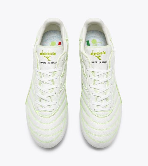 BRASIL NEXT40 ITA MDPU, WHITE Low environmental impact calcio boots for firm ground - All-Gender BRASIL NEXT40 ITA MDPU WHITE - Diadora