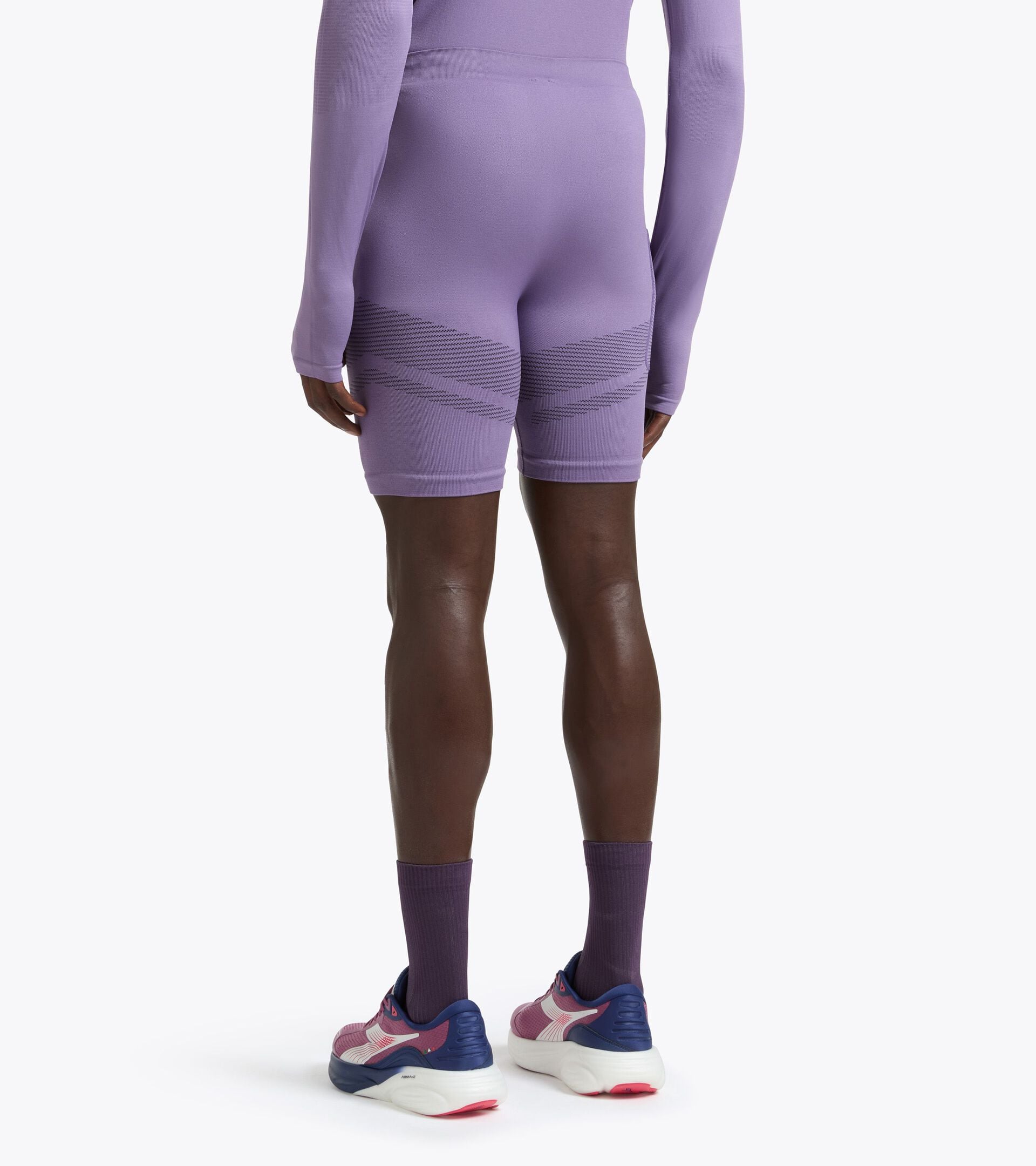 Technical shorts for temperature control -  Running - Men&rsquo;s SHORTER STRATOUNO VIOLET GRAPE COMPOTE - Diadora