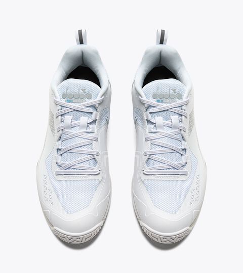 BLUSHIELD TORNEO 2 AG, WHITE/WHITE/WHITE Tennis shoes for hard surfaces or clay - Men BLUSHIELD TORNEO 2 AG WHITE/WHITE/WHITE - Diadora