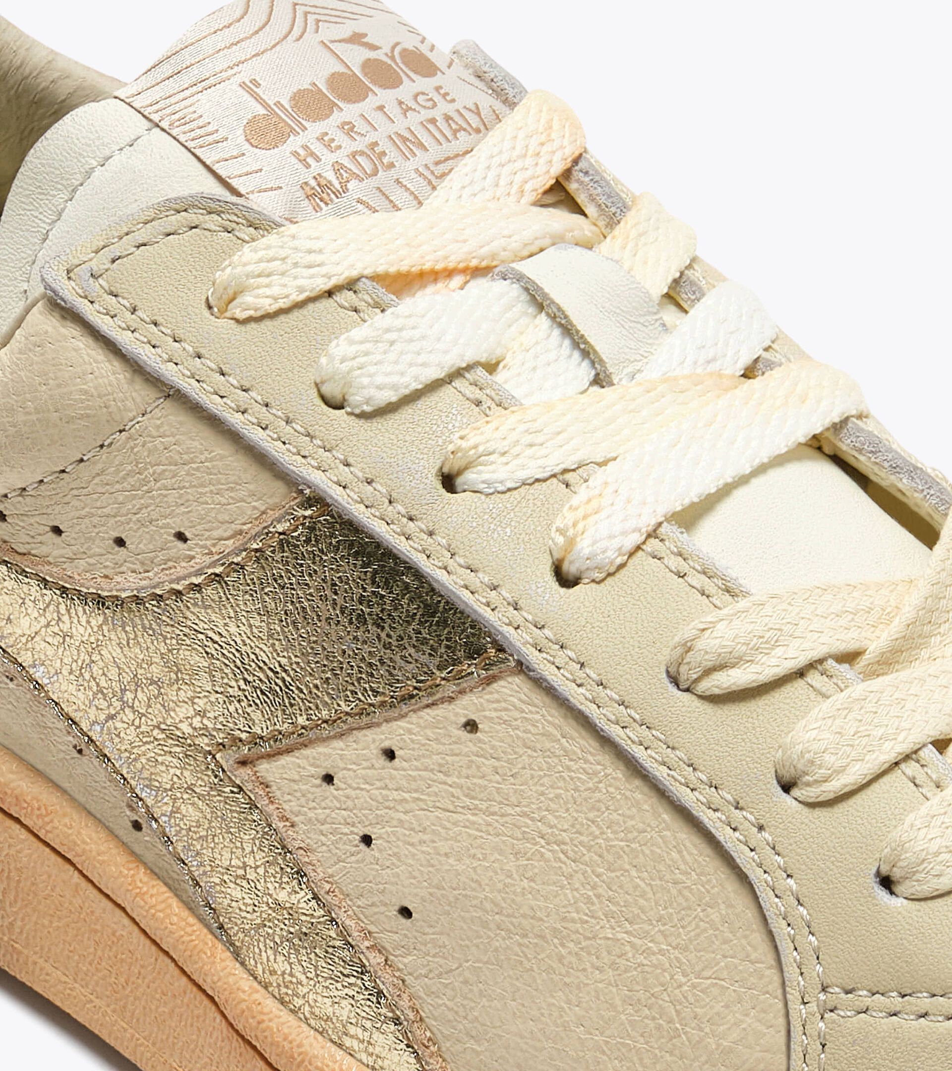 Heritage Leather Sneakers - Made In Italy - All-gender
 PRESTIGE AGED ITALIA RICH GOLD - Diadora