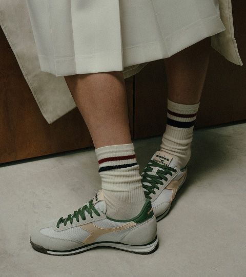 Low-profile suede sneaker - All-gender CROSS PASTEL ROSE TAN /FAIRWAY - Diadora