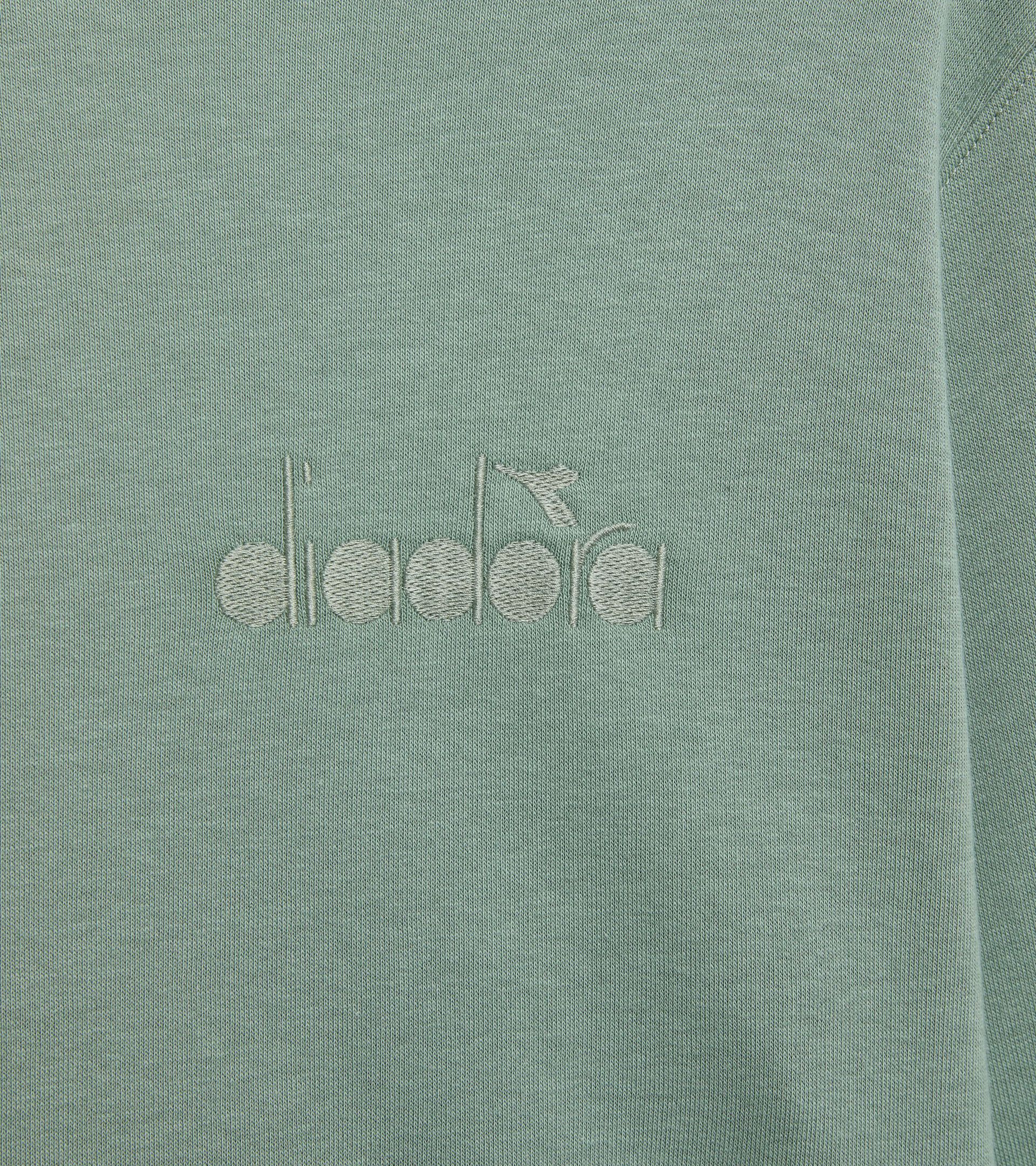 Sweat-shirt à capuche - Femme L. HOODIE ATHL. LOGO VERT ICEBERG - Diadora