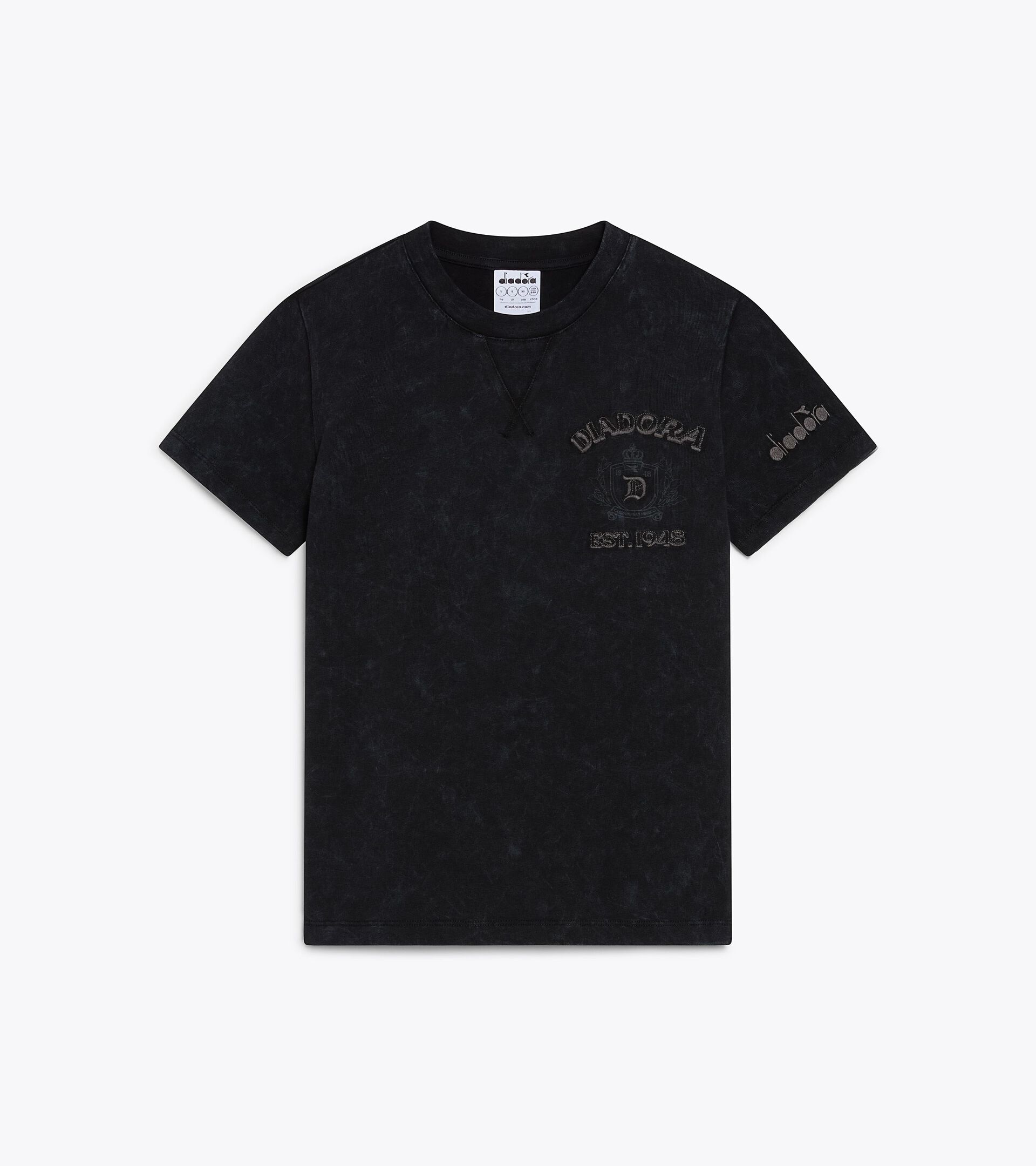 T-shirt &agrave; manches courtes - Regular - Femme L. T-SHIRT SS AVENUE LAB I ANTHRACITE - Diadora