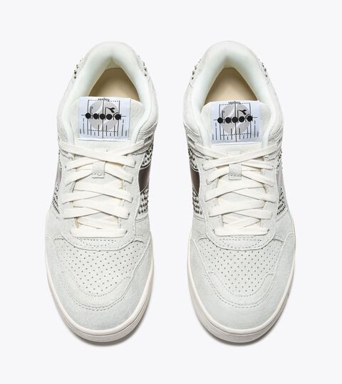 B.560 STUDS USED WN, WHITE Leather Heritage sneakers - Women’s B.560 STUDS USED WN WHITE - Diadora