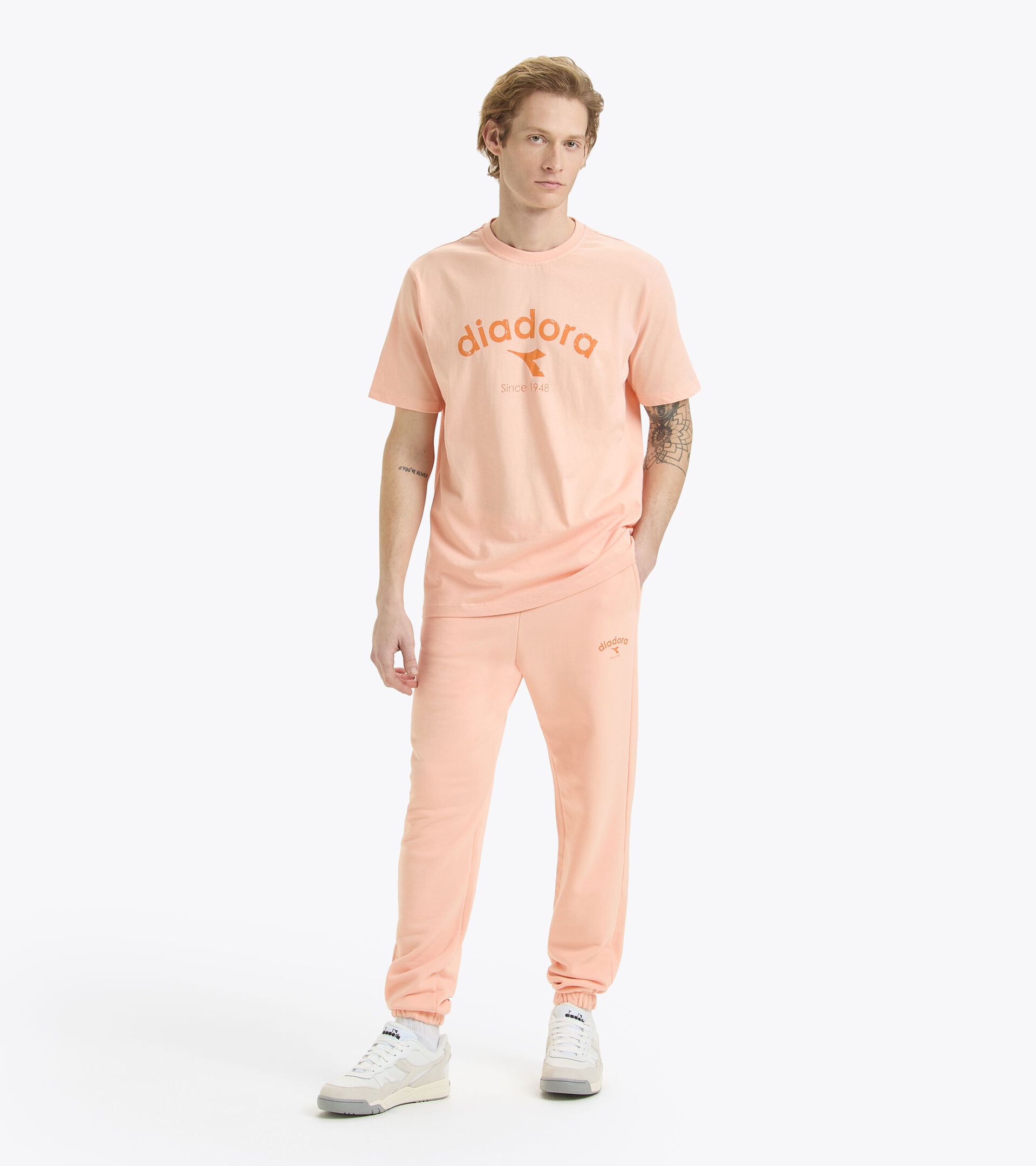T-shirt - Genre neutre T-SHIRT SS ATHL. LOGO PECHE PARFAIT - Diadora