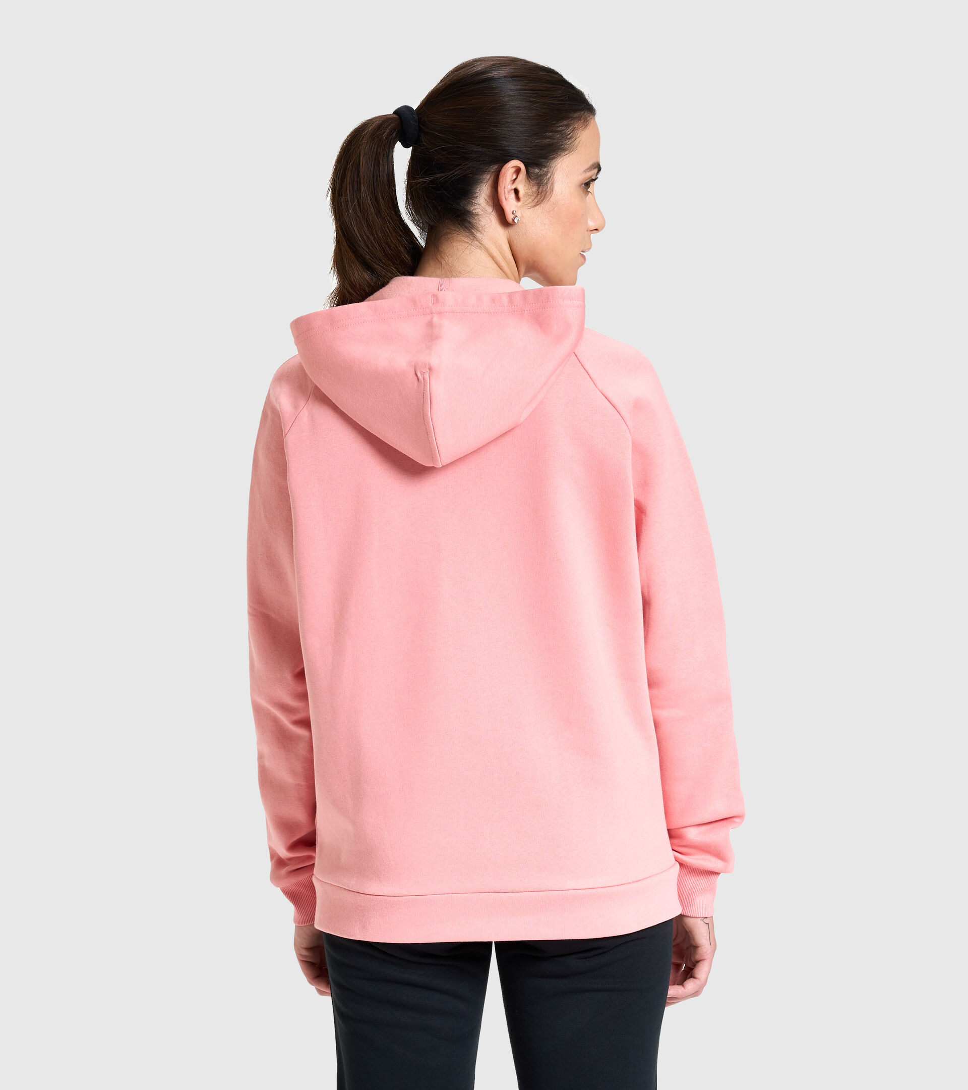 Hooded sweatshirt - Women L.HOODIE FZ BLINK LOBSTER BISQUE - Diadora