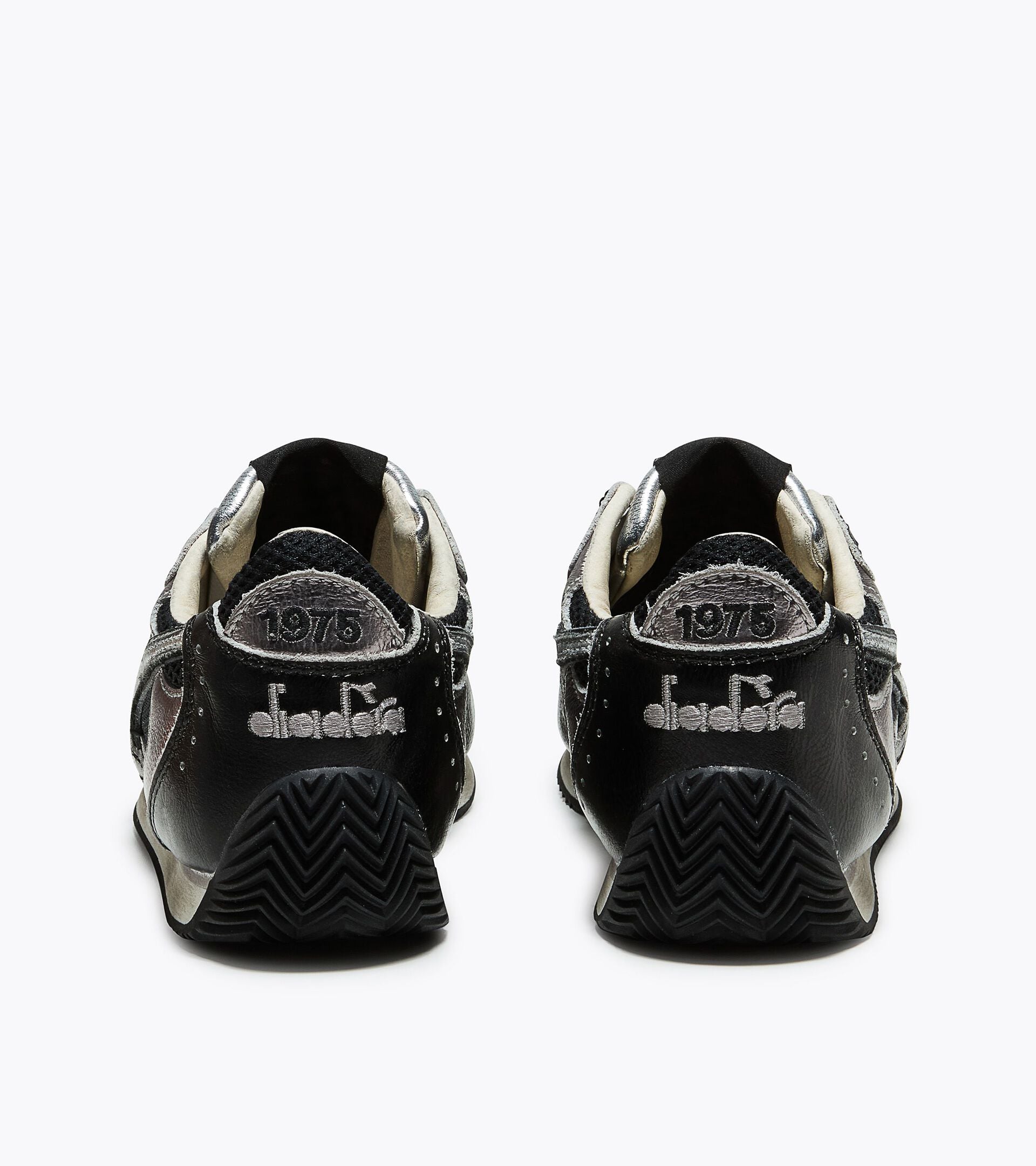 Sneaker Heritage aus laminiertem Leder - Low Profile - Damen EQUIPE REVENGE METAL WN SCHWARZ - Diadora