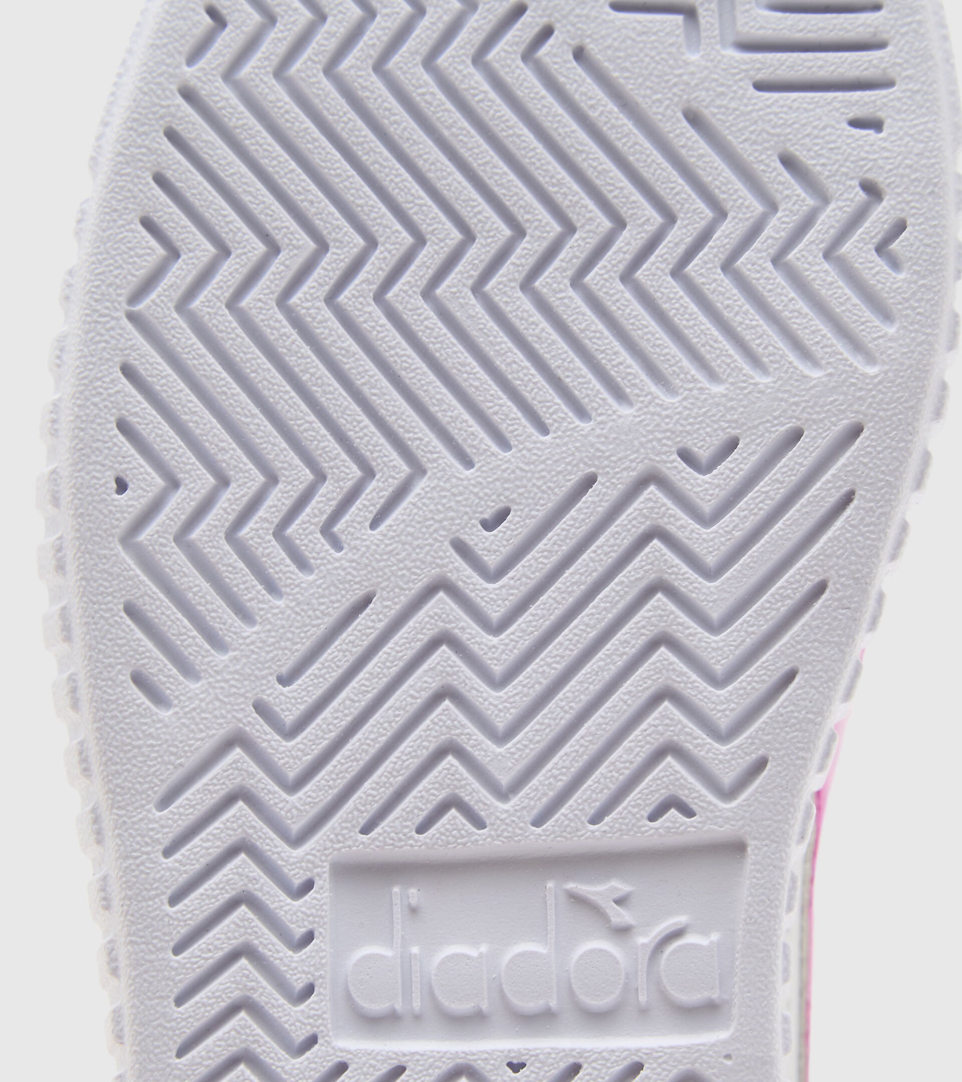 Sports shoes - Kids 4-8 years GAME STEP DIAMONDS PS WHITE/FUCHSIA PINK - Diadora