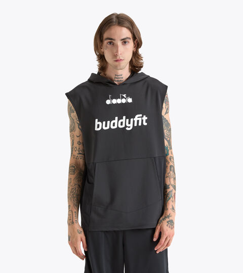 Sweat-shirt de training sans manches - Homme HD SL T-SHIRT BUDDYFIT NOIR - Diadora