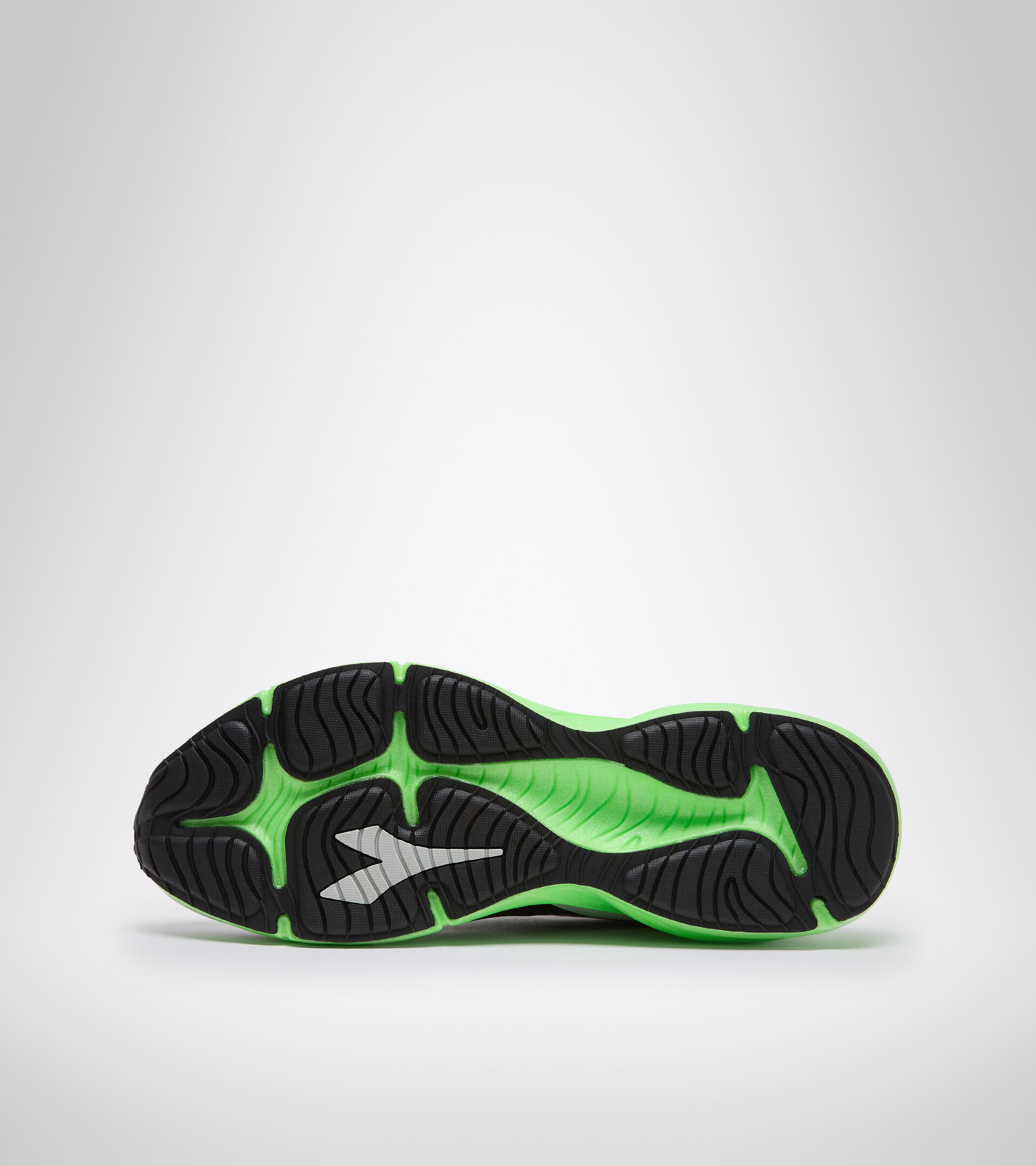 Running shoes - Men FRECCIA SILVER DD/BLACK/NEON MINT - Diadora
