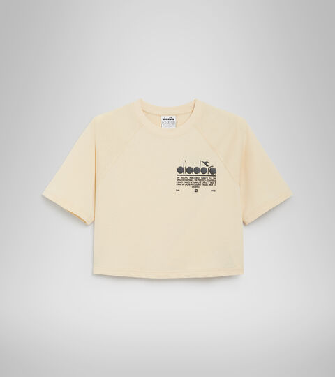Camiseta de algodón - Mujer L. T-SHIRT SS MANIFESTO MANTECADA - Diadora