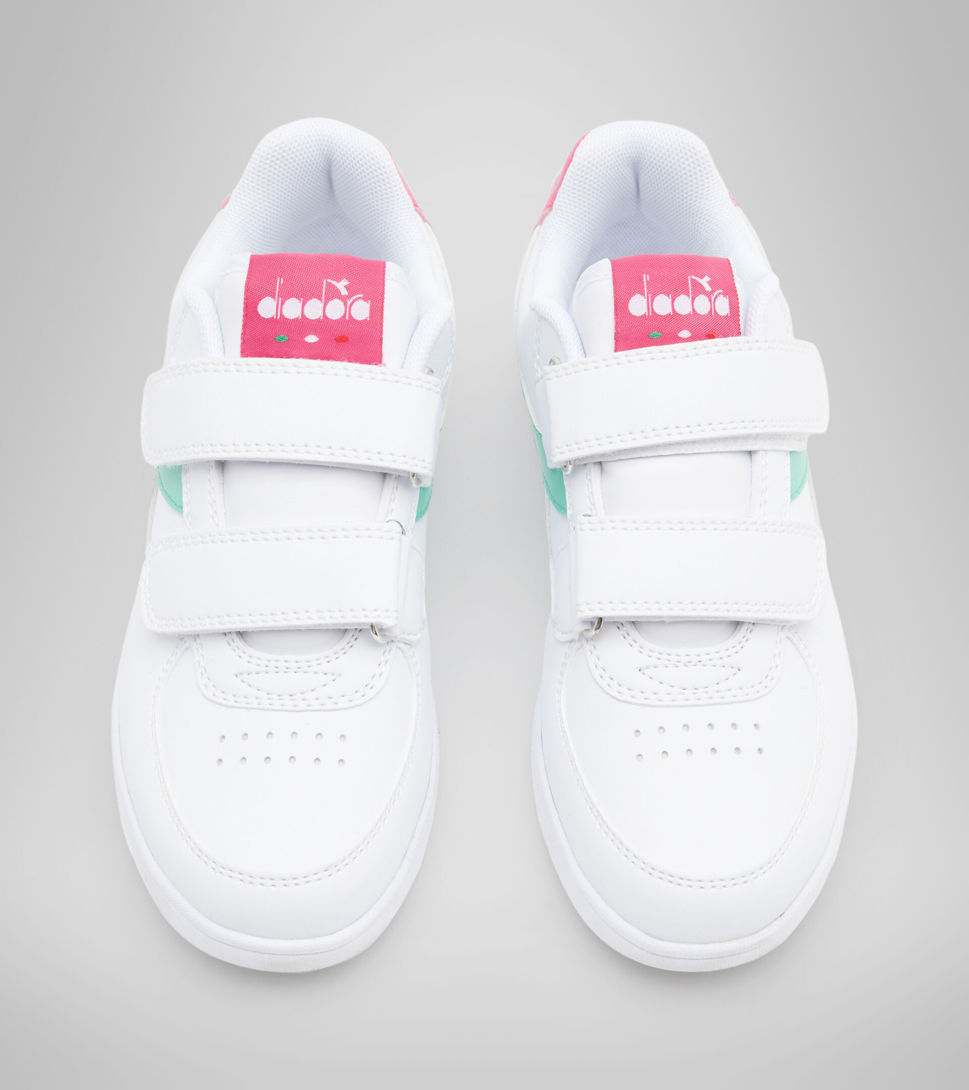 Sports shoes - Kids 4-8 years RAPTOR LOW PS WHITE/BISCAY BAY - Diadora