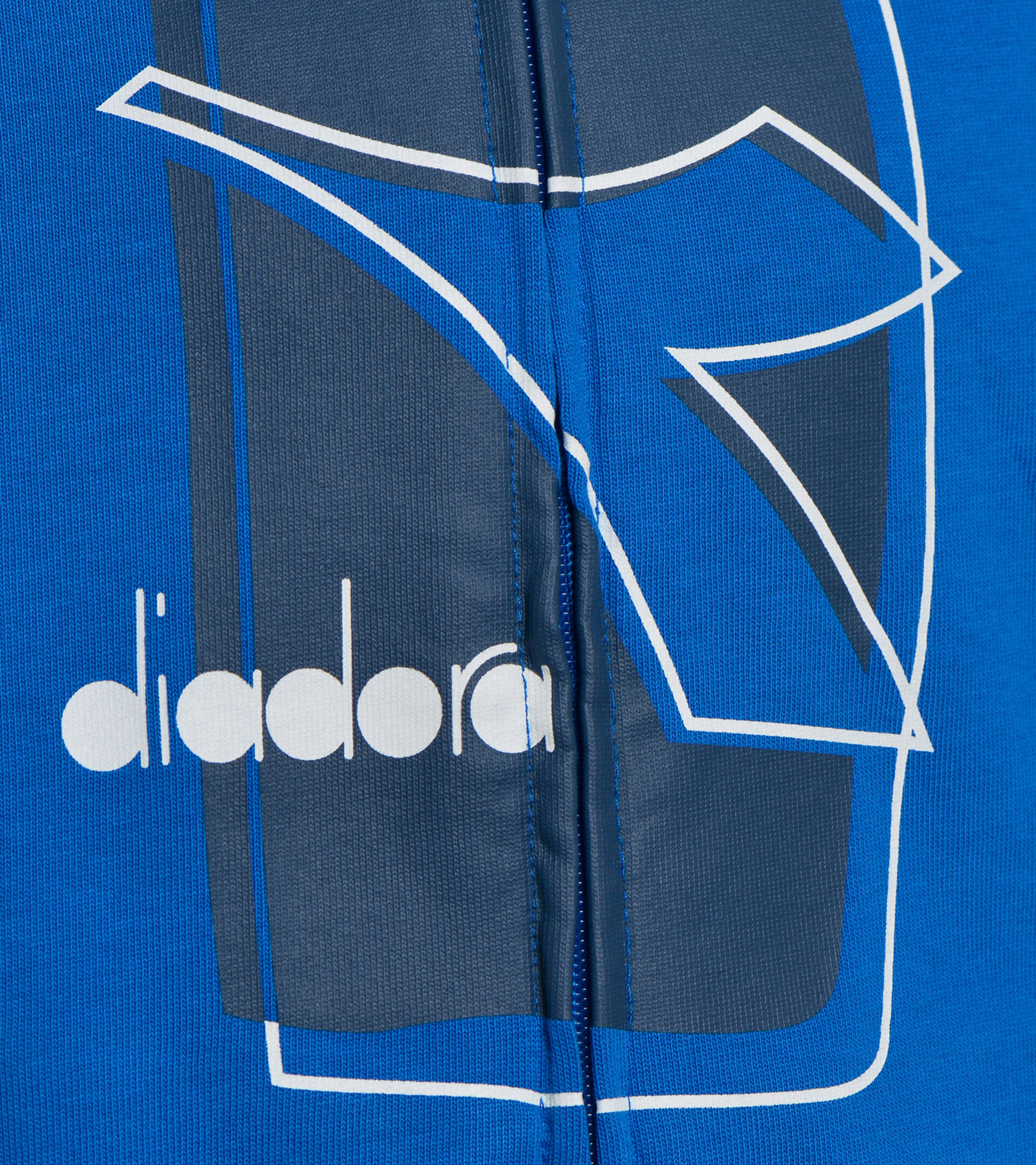 Tracksuit - Boys and girls JU. TRACKSUIT HOODIE FZ ELEMENTS MICRO BLUE - Diadora