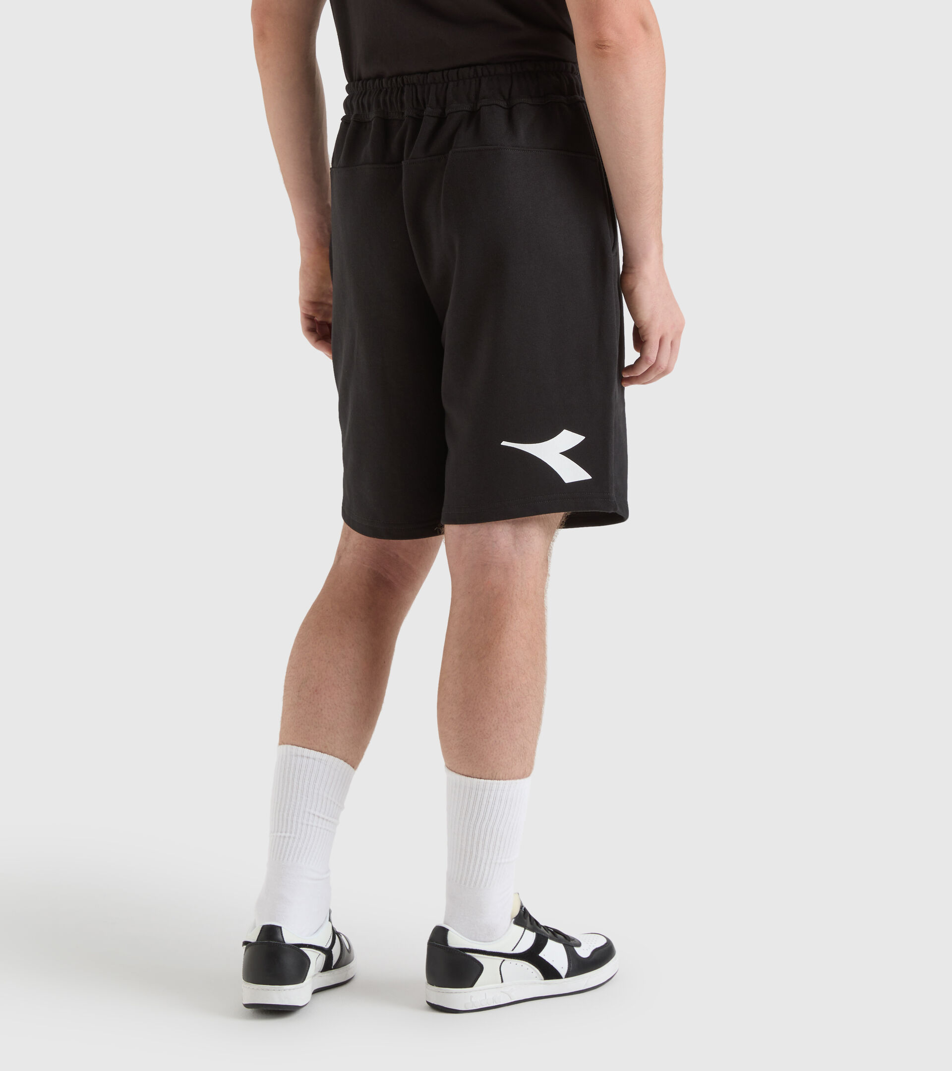 Cotton shorts - Unisex BERMUDA MANIFESTO BLACK - Diadora