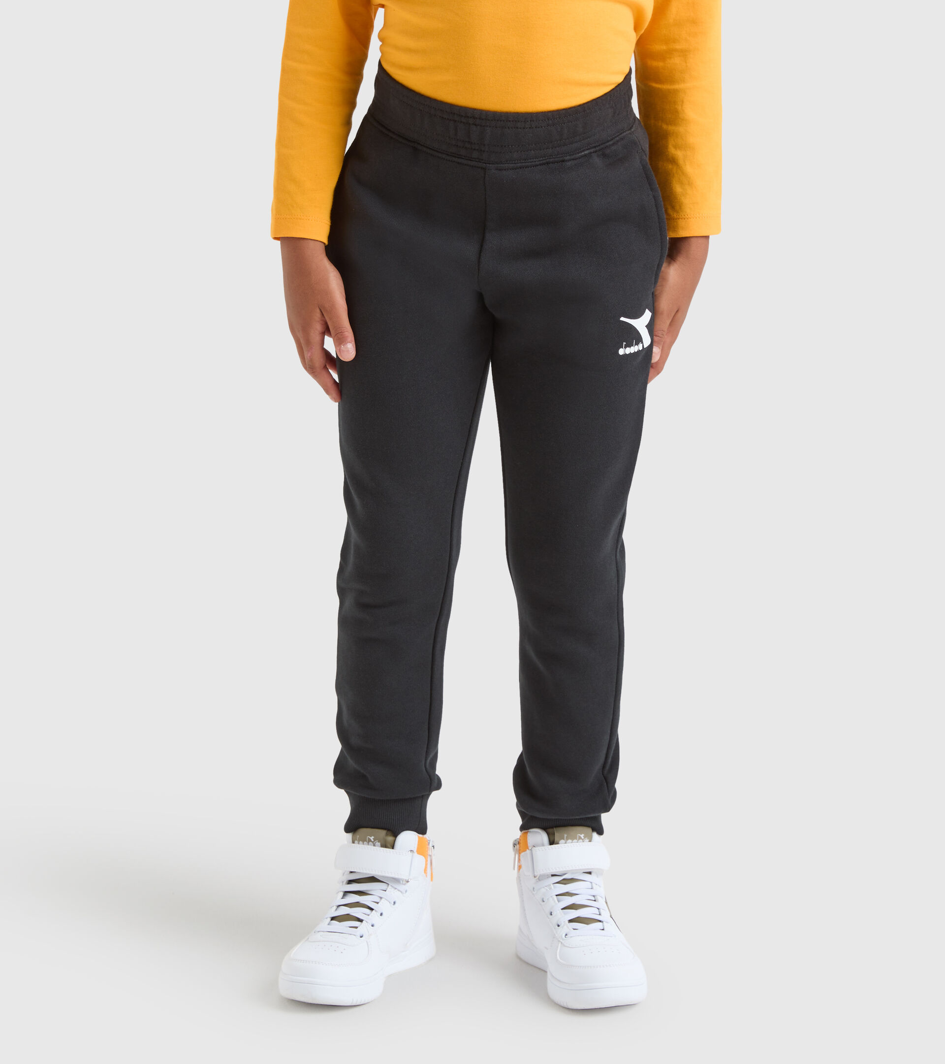 Pantalon de sport - Enfant JU.PANTS CUFF CHROMIA NOIR - Diadora