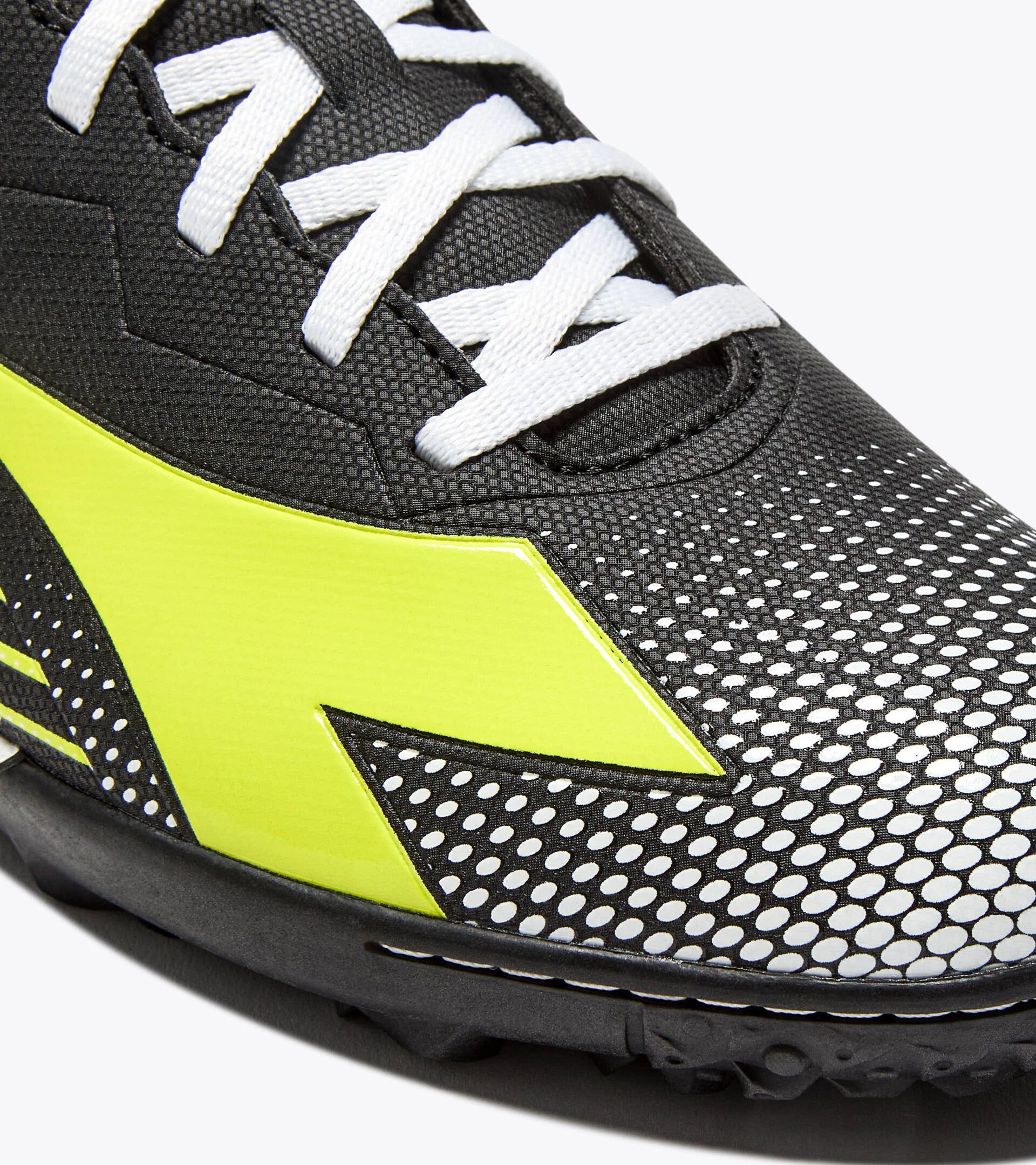 Calcio boots for synthetic grounds - Men&rsquo;s PICHICHI 8 TFR BLACK/FLUO YELLOW DIADORA - Diadora