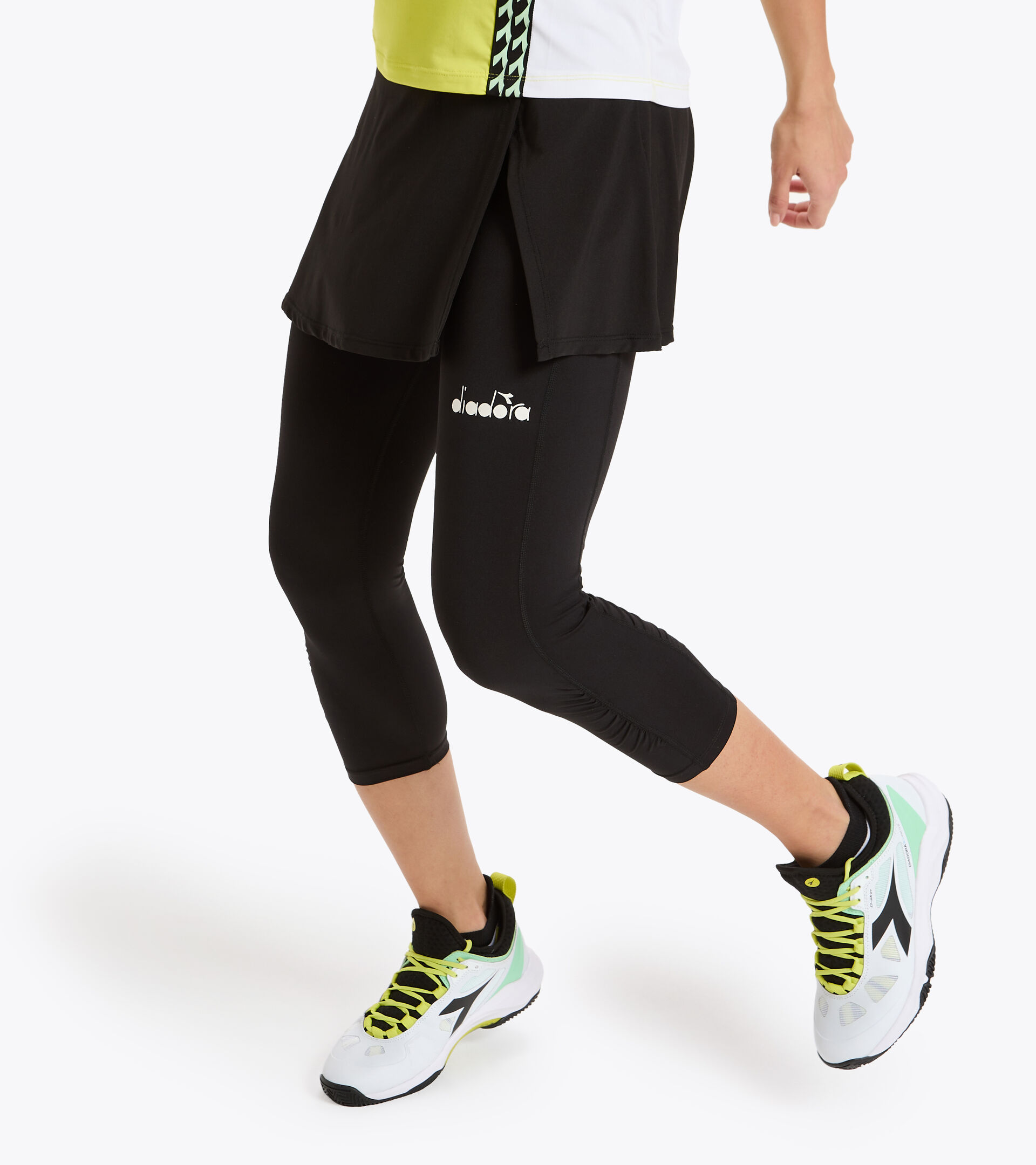 Tennis skirt - Women L. POWER SKIRT BLACK - Diadora