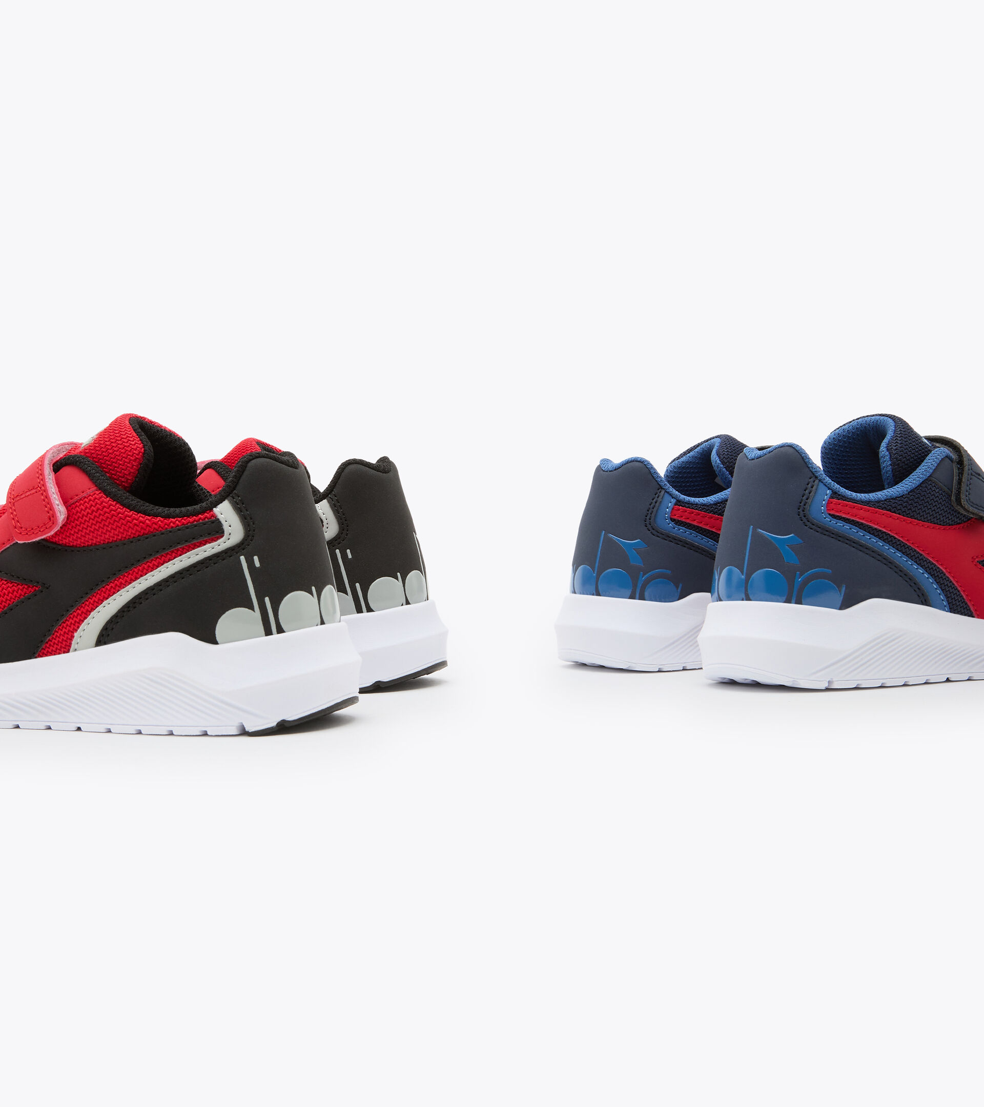 Laufschuh - Unisex Kind FALCON JR V RISIKOREICH ROT/SCHWARZ/WEISS - Diadora