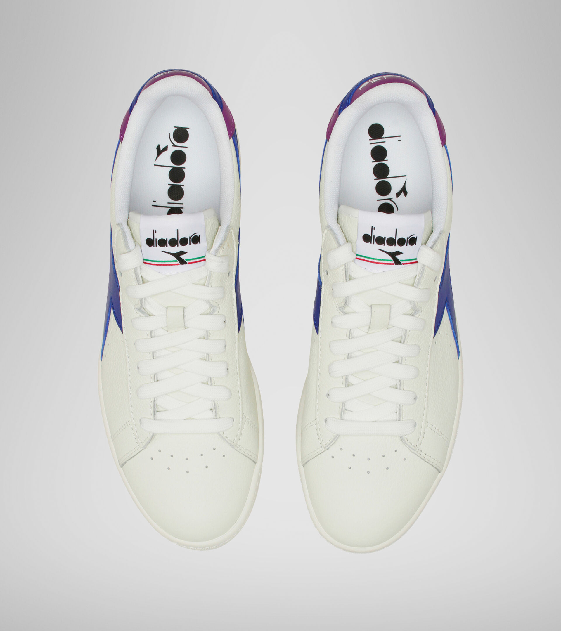 Trainer - Unisex GAME L LOW WHT/SURF THE WEB/BRIGHT VIOLET - Diadora